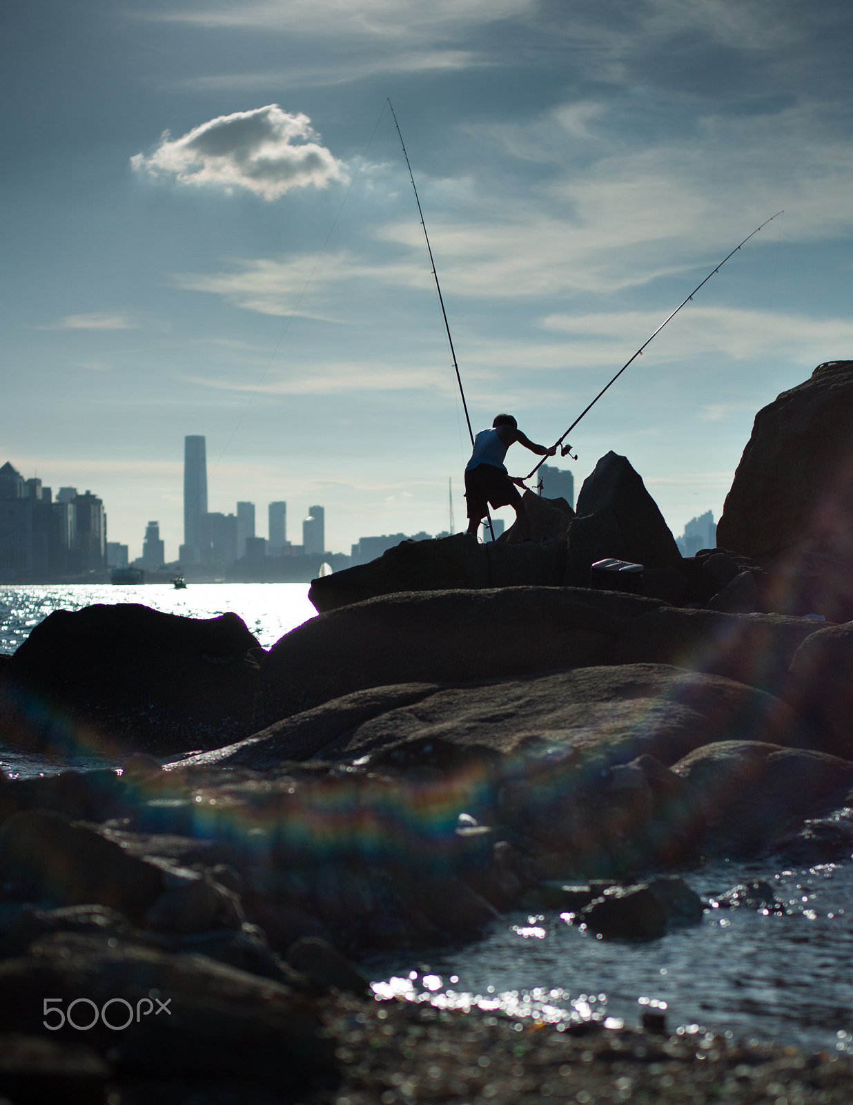 Leica Summilux-M 50mm F1.4 ASPH sample photo. Fishing photography