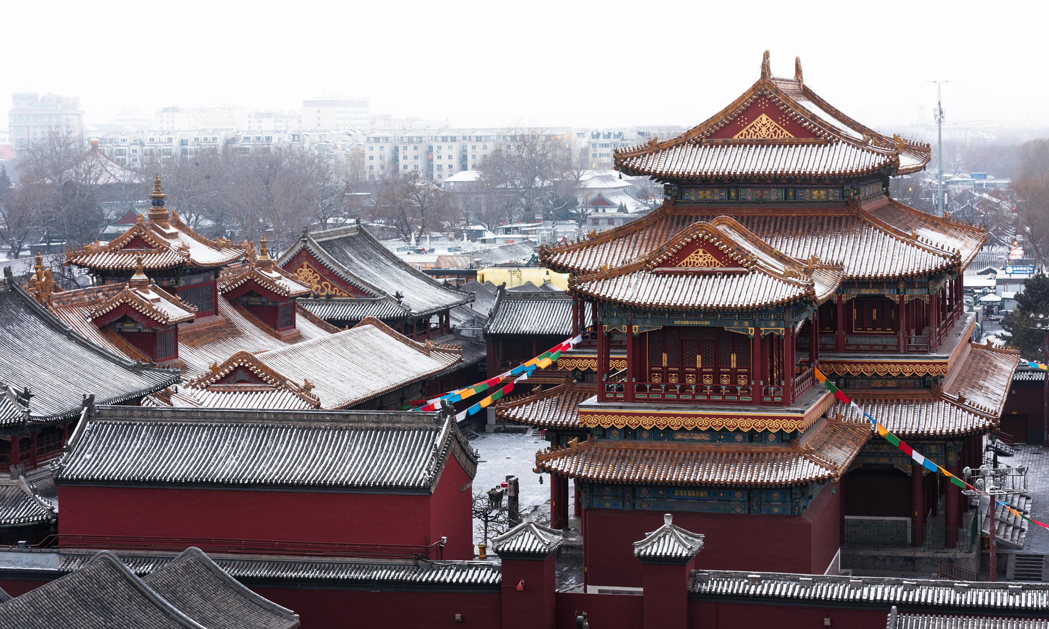 Tamron SP 70-200mm F2.8 Di VC USD sample photo. 风雪雍和 photography