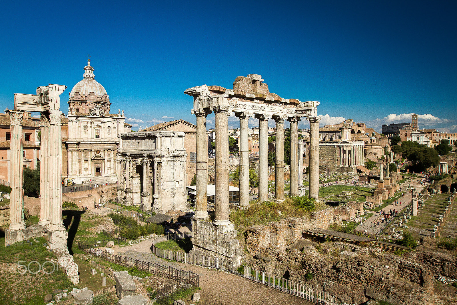 Canon EF 16-35mm F2.8L II USM sample photo. The ancient ruins of the roman forum, rome photography