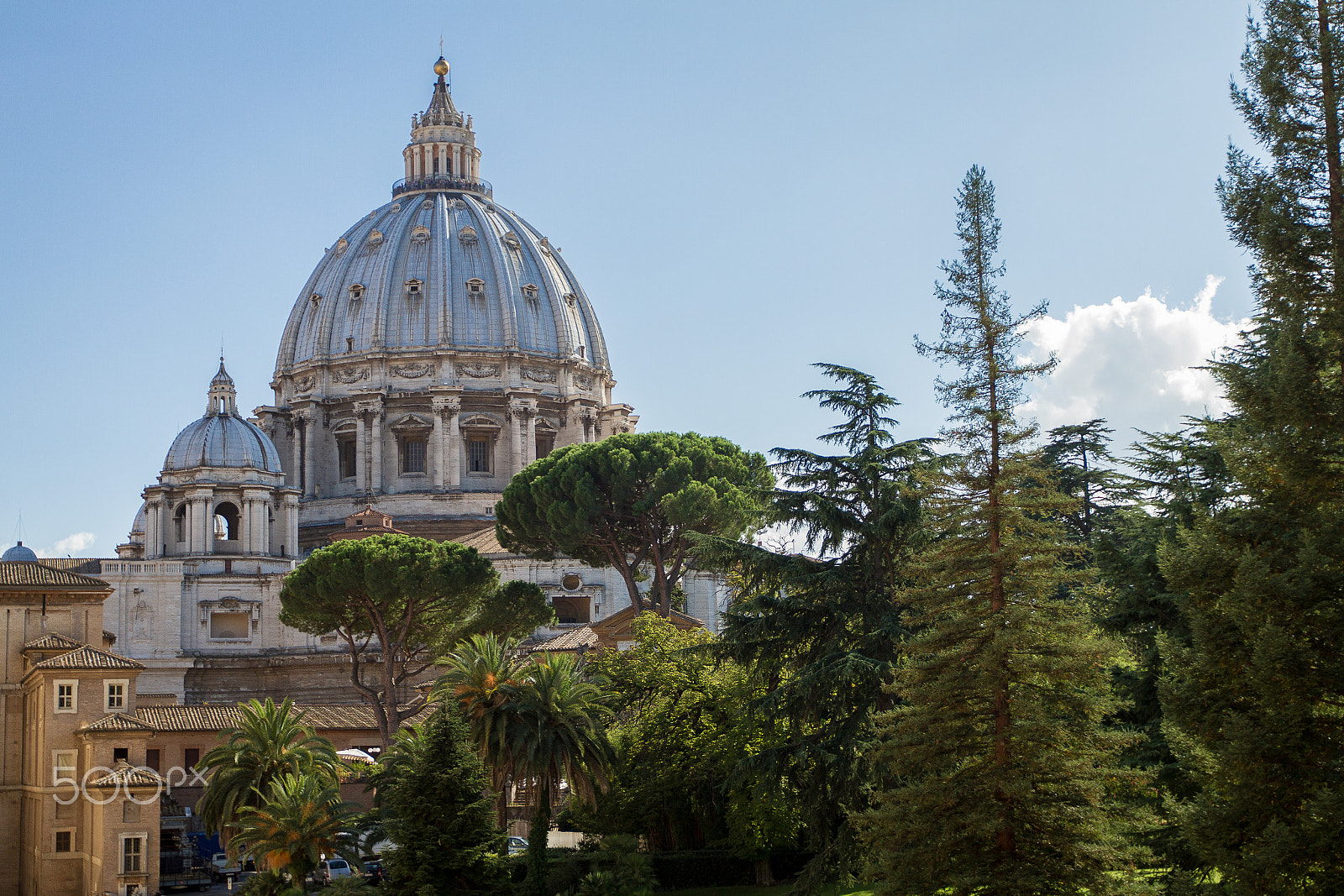 Canon EF 16-35mm F2.8L II USM sample photo. Domed roof of st peters basilica, rome photography