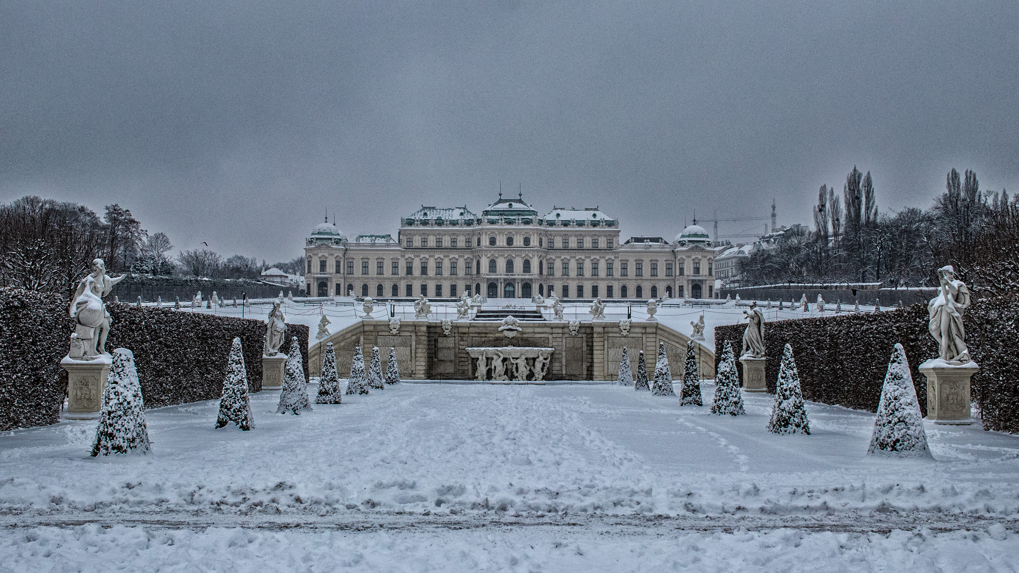 Canon EF-S 24mm F2.8 STM sample photo. Belvedere snowcovered photography
