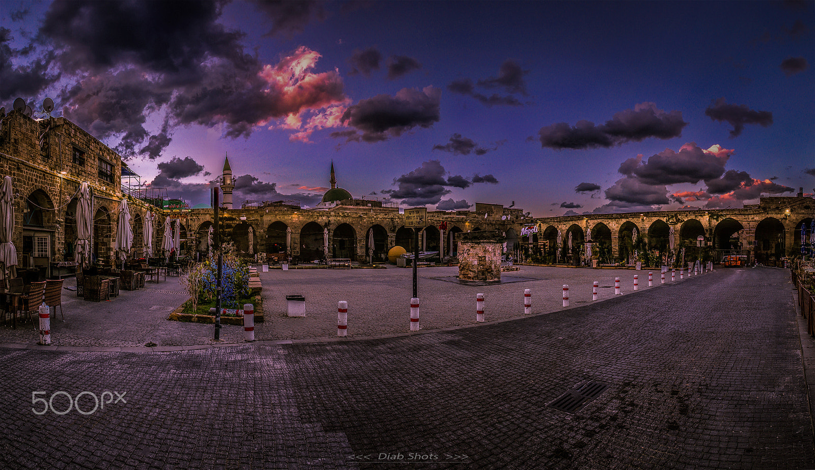 Canon EOS 7D sample photo. An ancient square in acre photography
