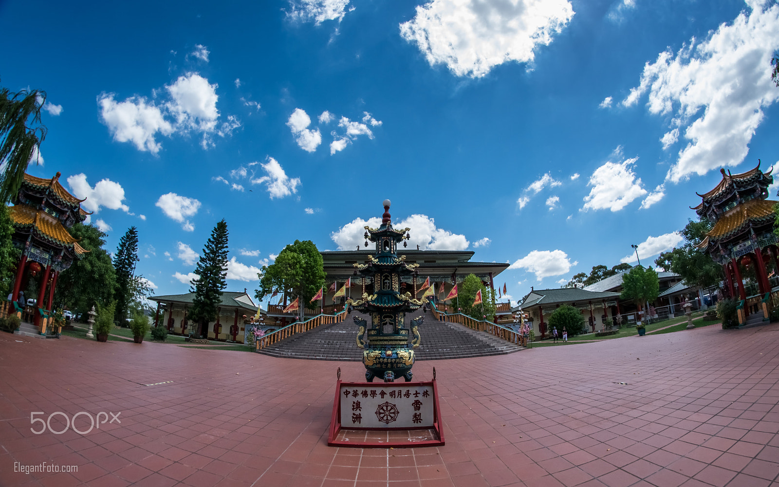 Nikon D5300 + Samyang 8mm F3.5 Aspherical IF MC Fisheye sample photo. Mingyue lay buddhist temple photography