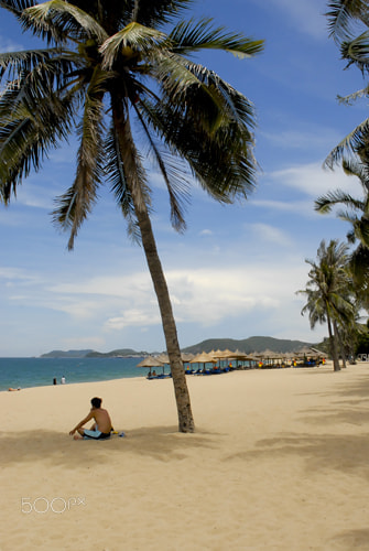 Nikon D200 sample photo. Nha tranh beach photography