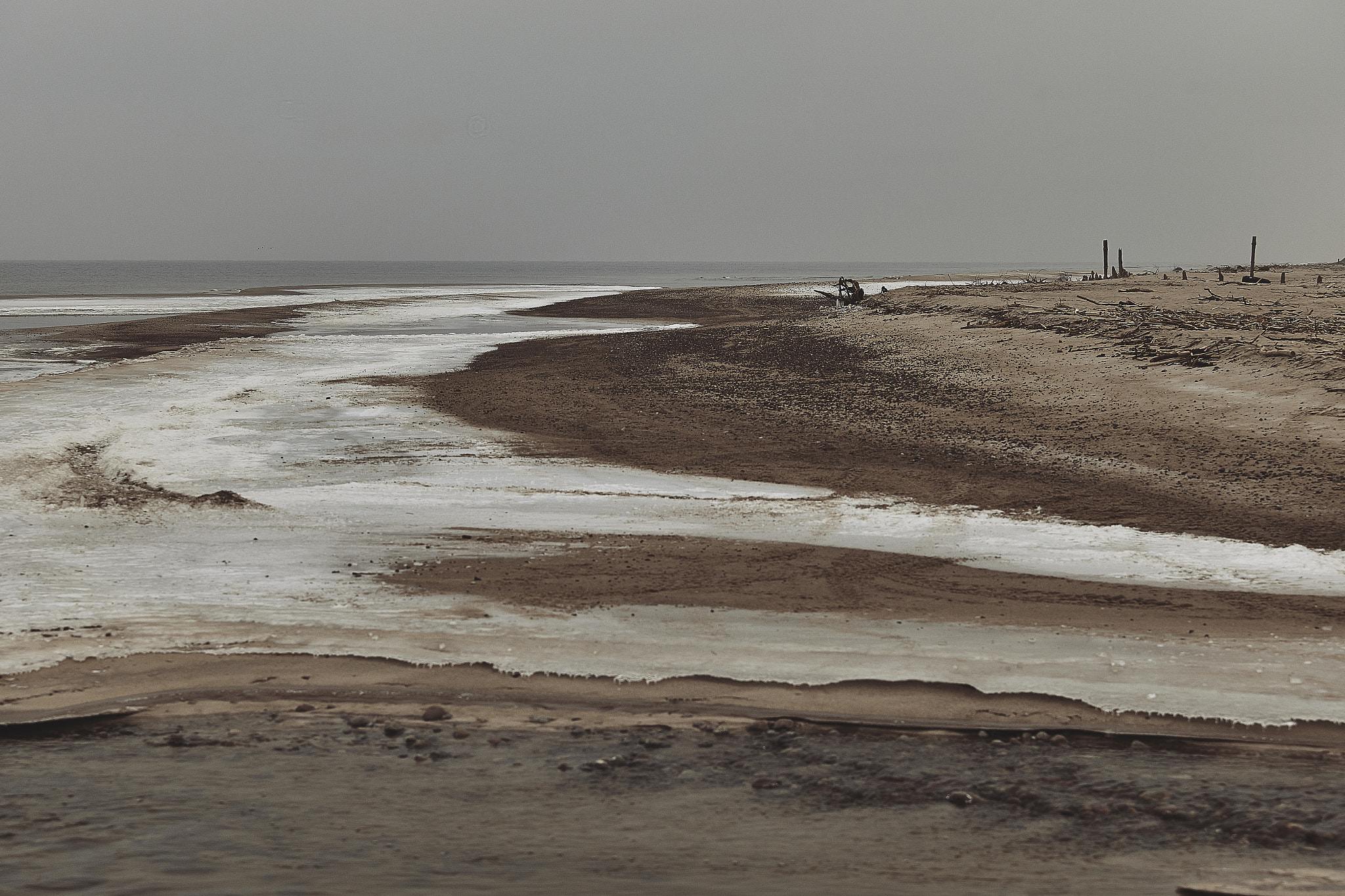Canon EF 70-200mm F2.8L USM sample photo. Winter beach photography