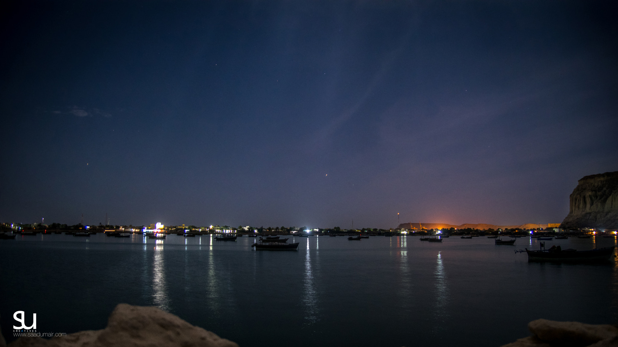 Nikon D5300 sample photo. Night harbour photography