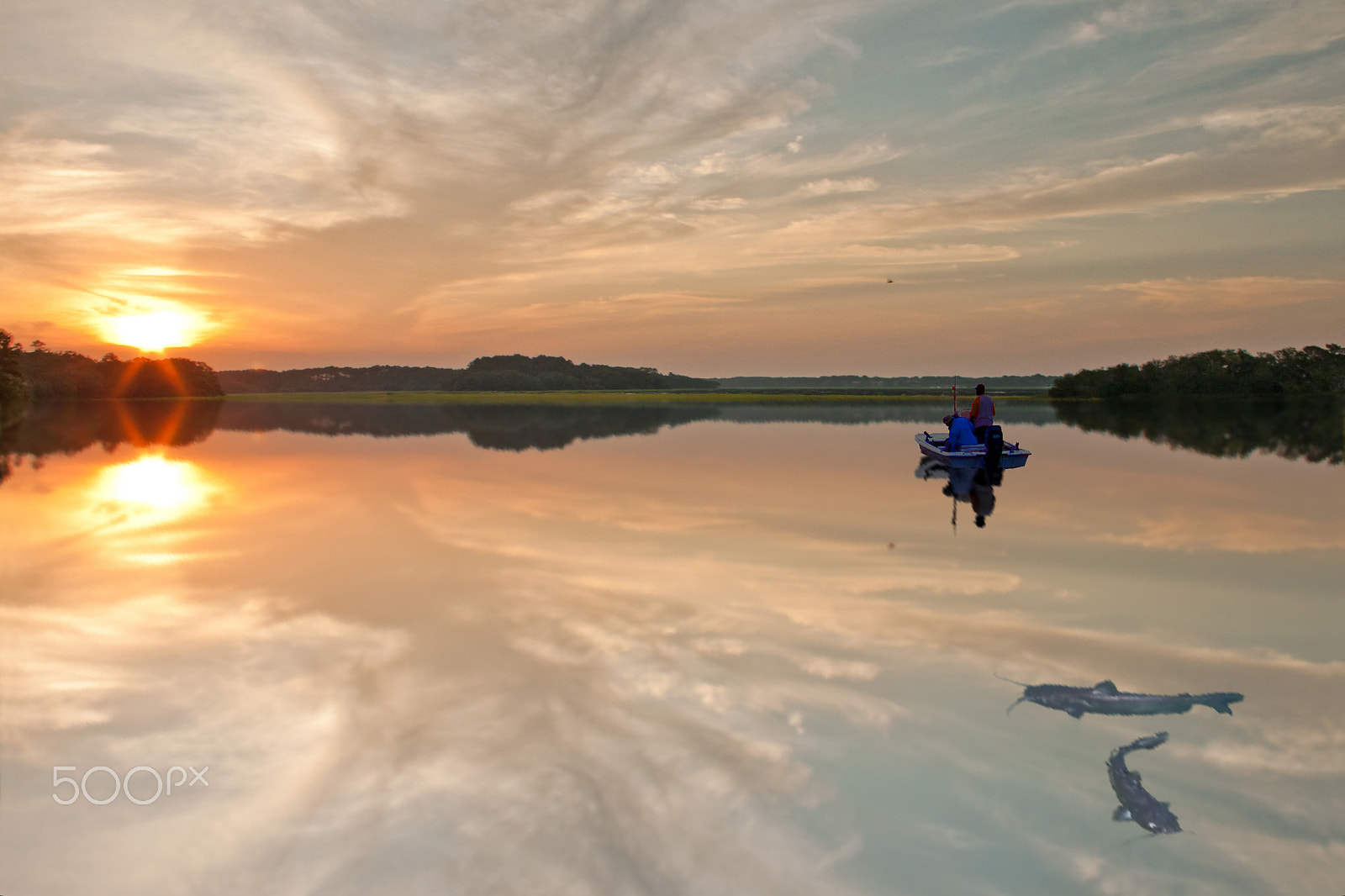 Canon EF-S 18-55mm F3.5-5.6 II sample photo. South carolina sunrise photography