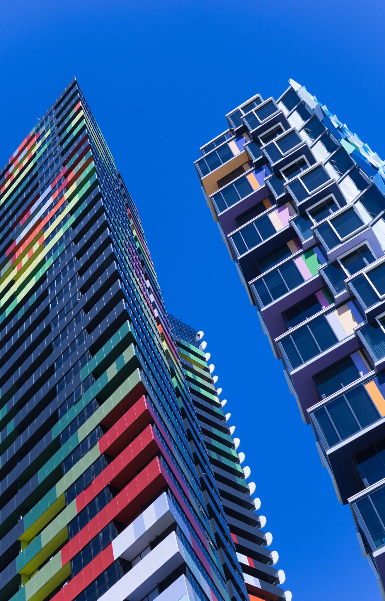 Sigma 30mm F2.8 EX DN sample photo. Colourful buildings photography