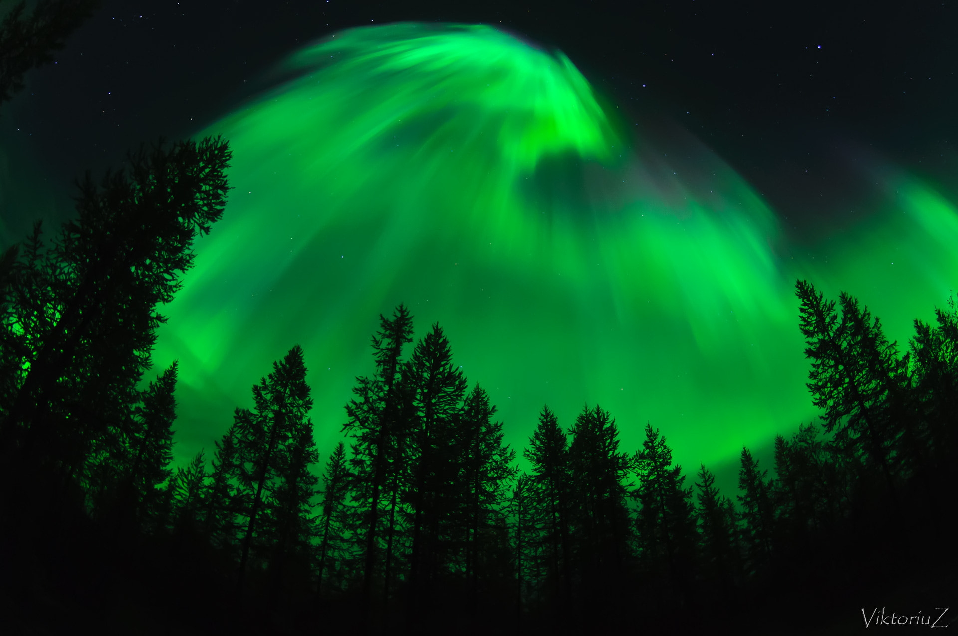 Nikon D90 sample photo. Aurora borealis photography
