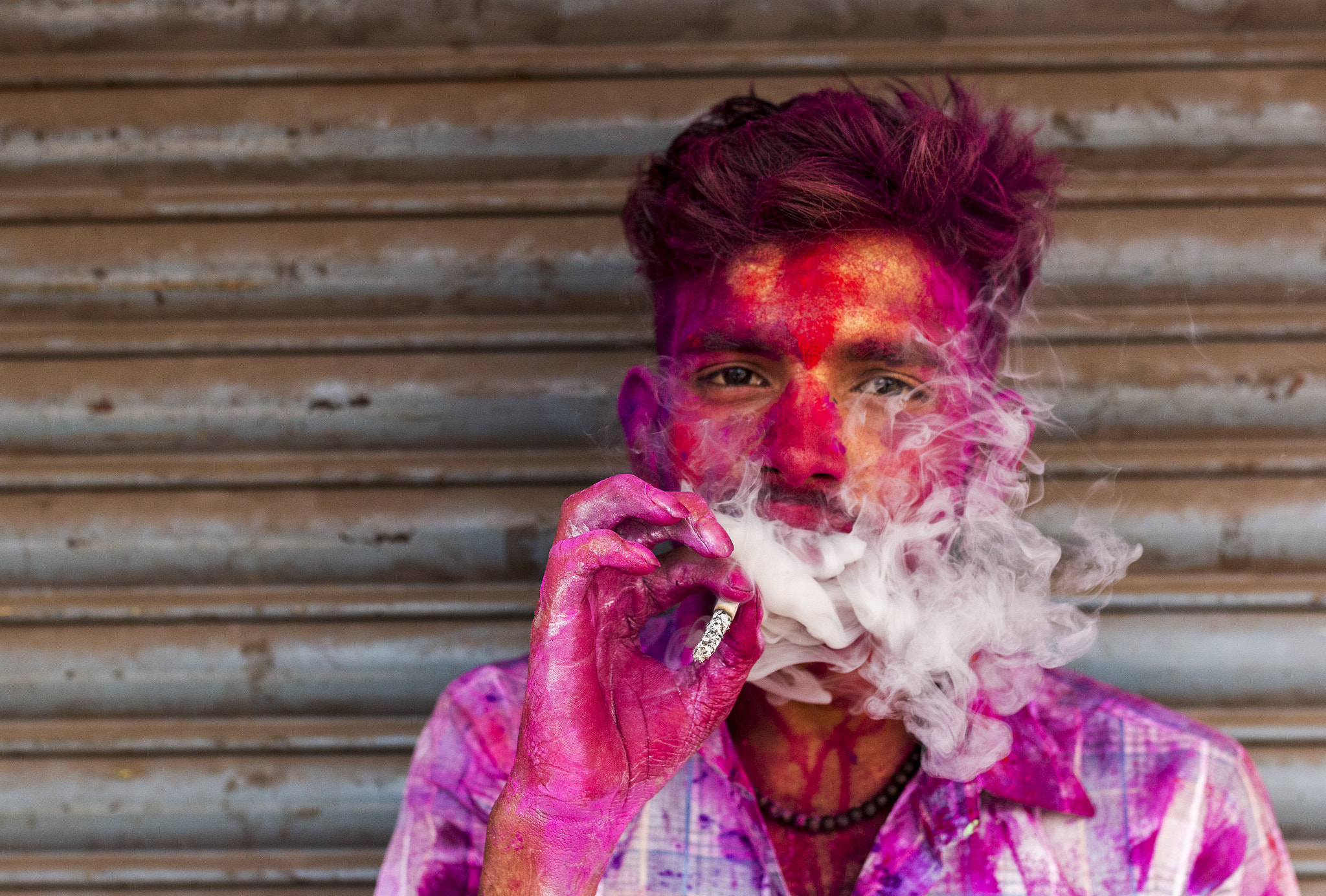 Canon EOS 70D + Sigma 35mm F1.4 DG HSM Art sample photo. Holi  photography
