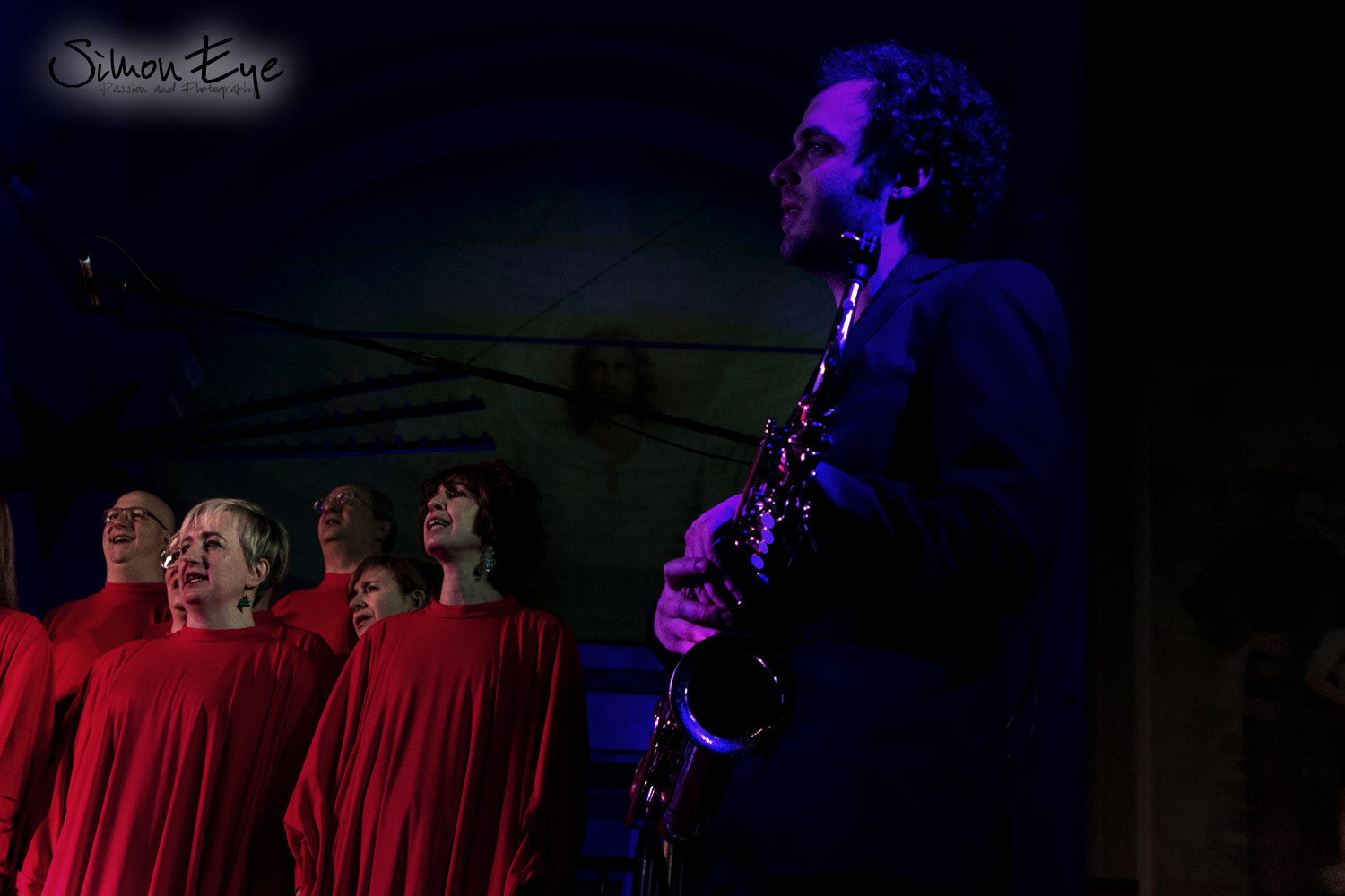 Canon EOS 1100D (EOS Rebel T3 / EOS Kiss X50) sample photo. Gospel choir and sax photography