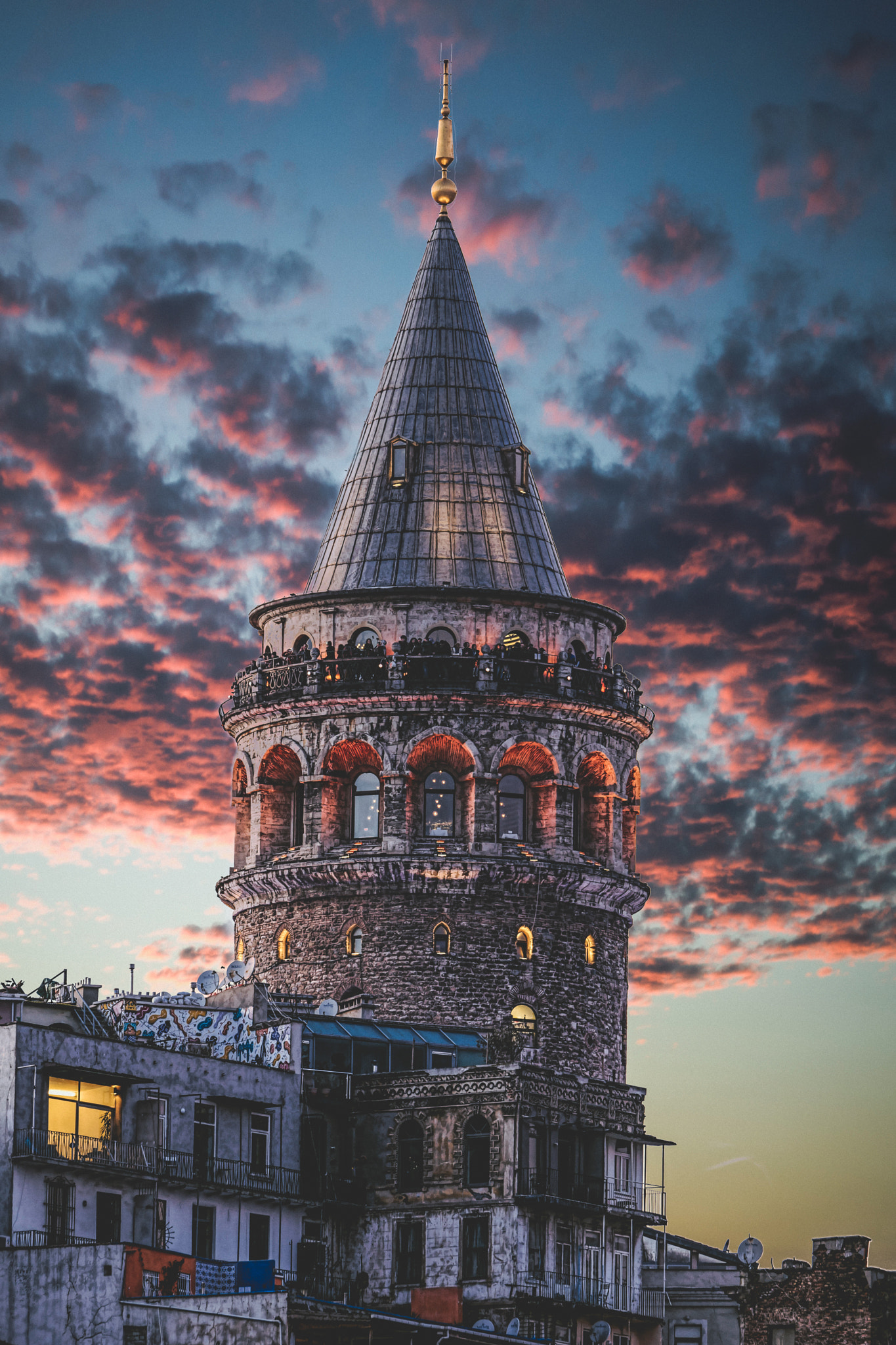 Sony a7 II + Sony 70-400mm F4-5.6 G SSM II sample photo. Galata tower photography