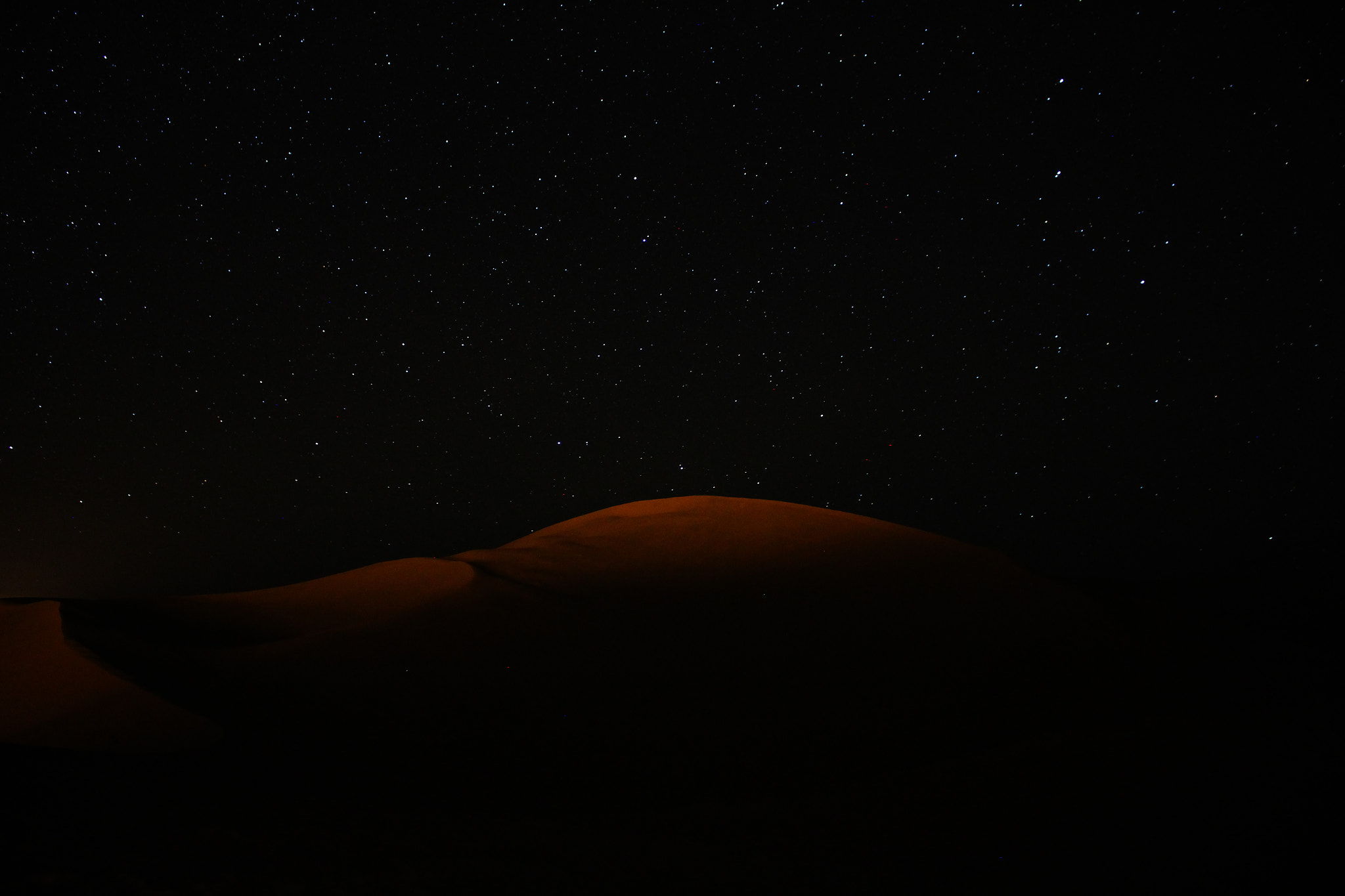 Canon EOS 650D (EOS Rebel T4i / EOS Kiss X6i) + Canon EF-S 18-55mm F3.5-5.6 IS STM sample photo. Stars & dune  photography