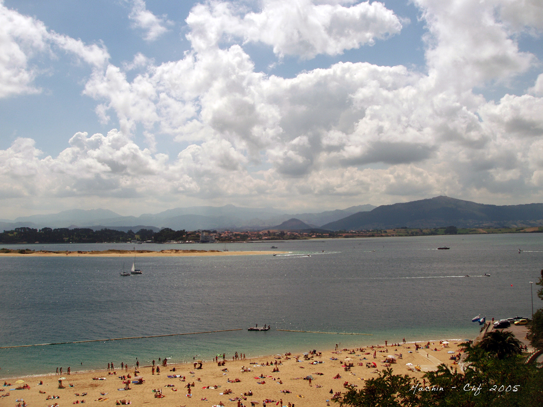 Olympus C-5000Z sample photo. Playa de la magdalena, santander, cantabria, españa / spain.﻿ photography