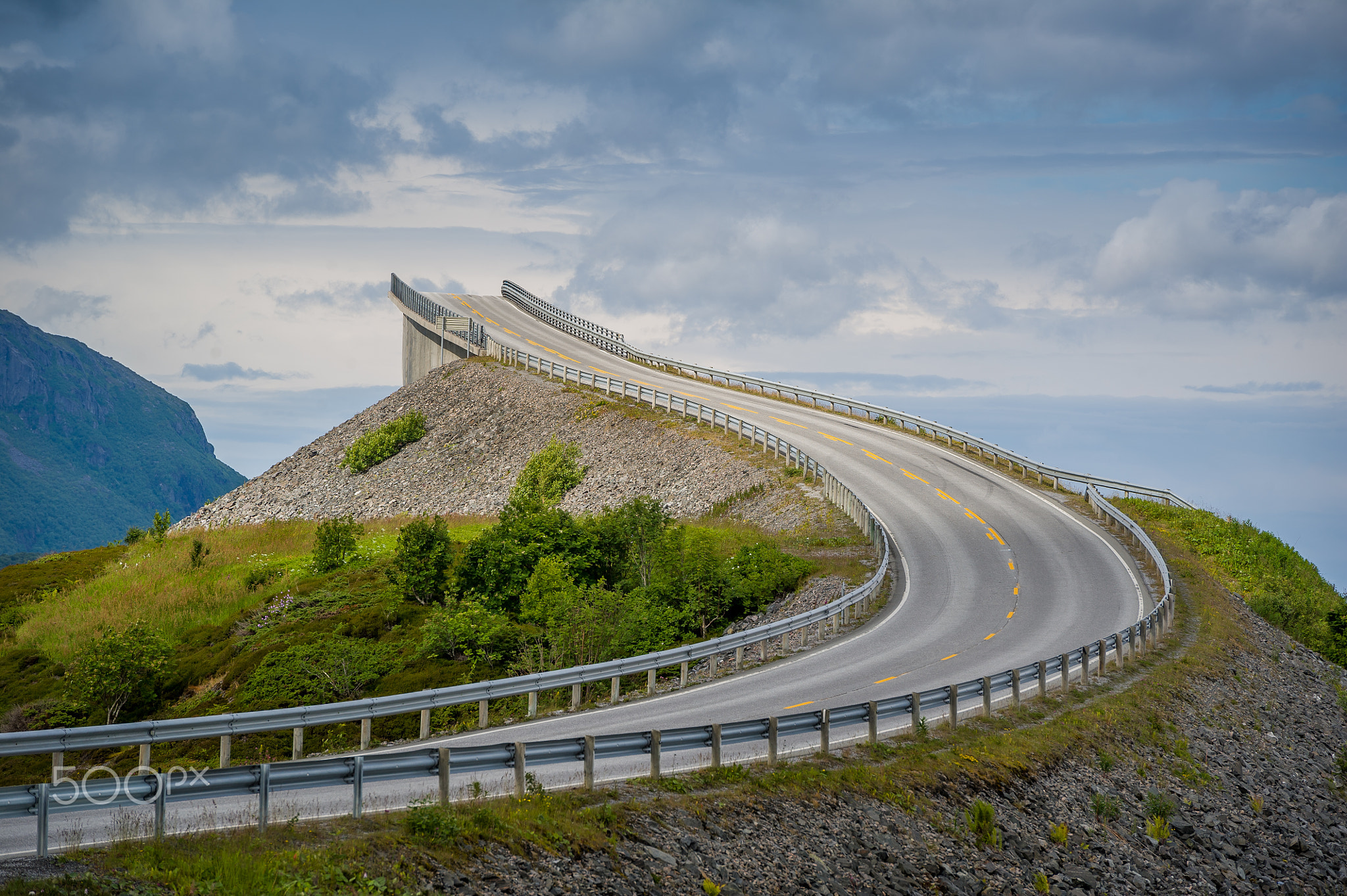 Bridge at norwegian Atlantic Road.