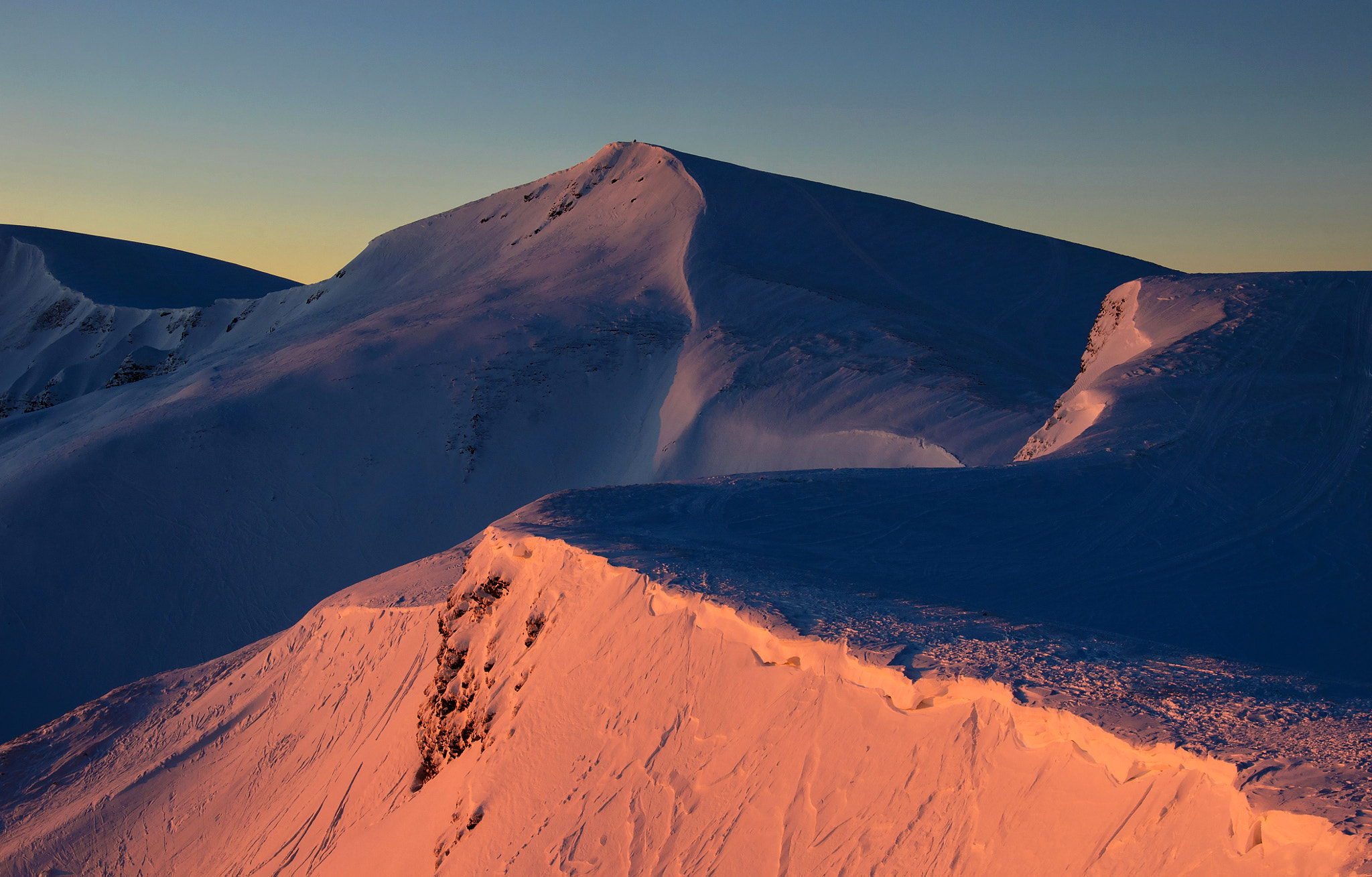 Nikon D300 sample photo. Sunrise in winter photography