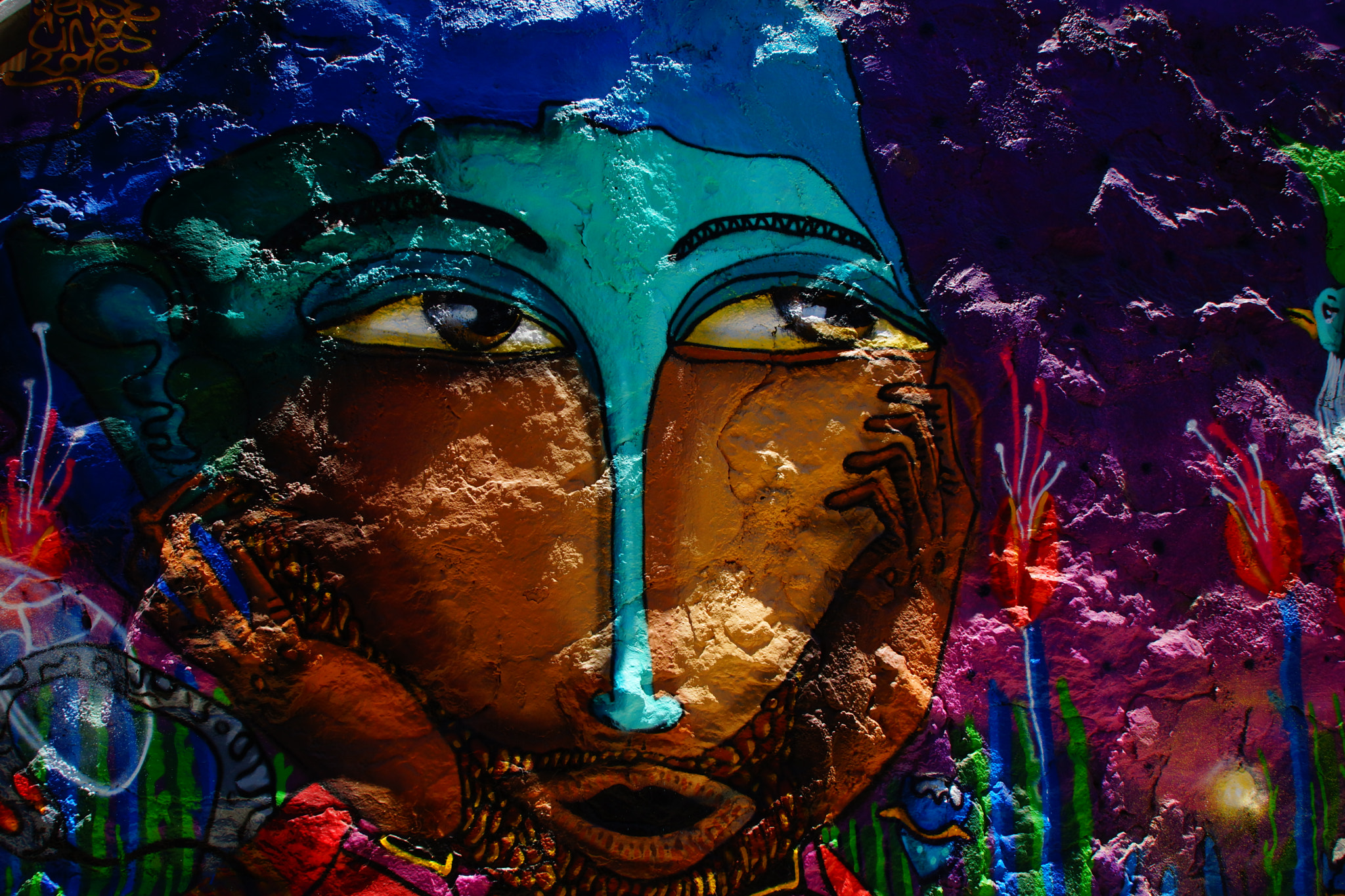 Sony SLT-A77 + Tamron Lens (255) sample photo. Mural photography