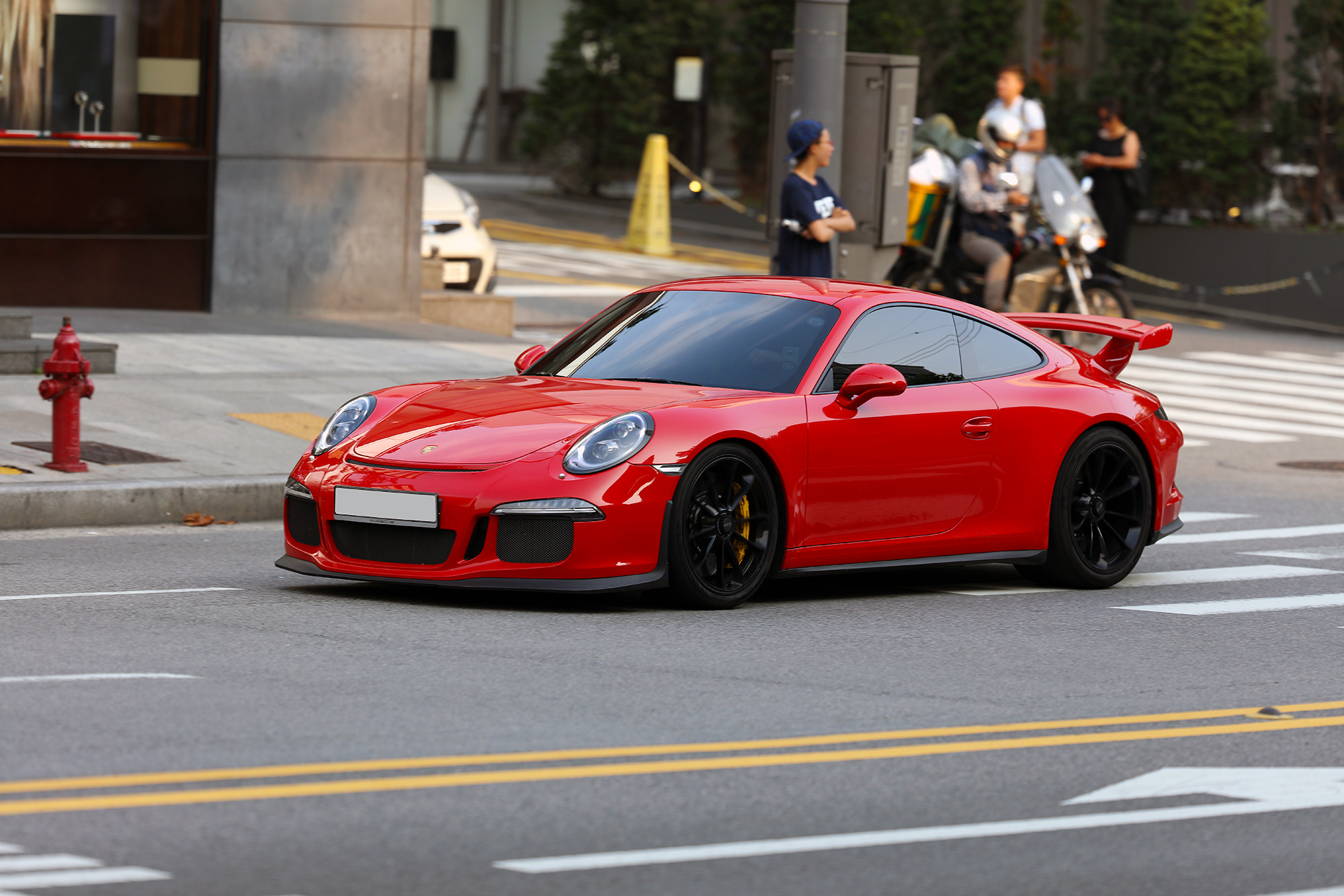 Canon EF 200mm F2L IS USM sample photo. Porsche 911 gt3 (type : 991) photography