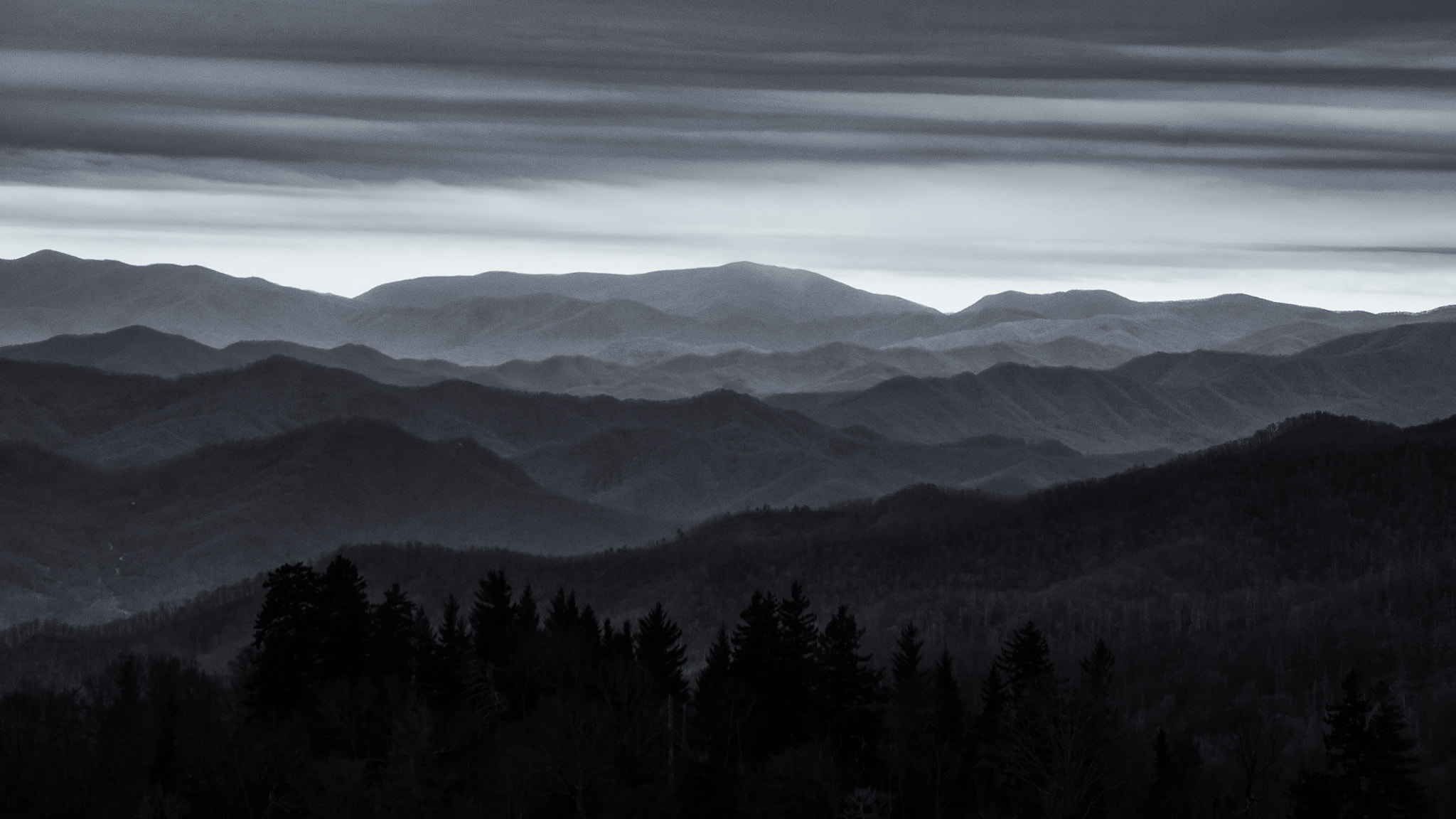 Nikon D5000 sample photo. Smoky mountains photography