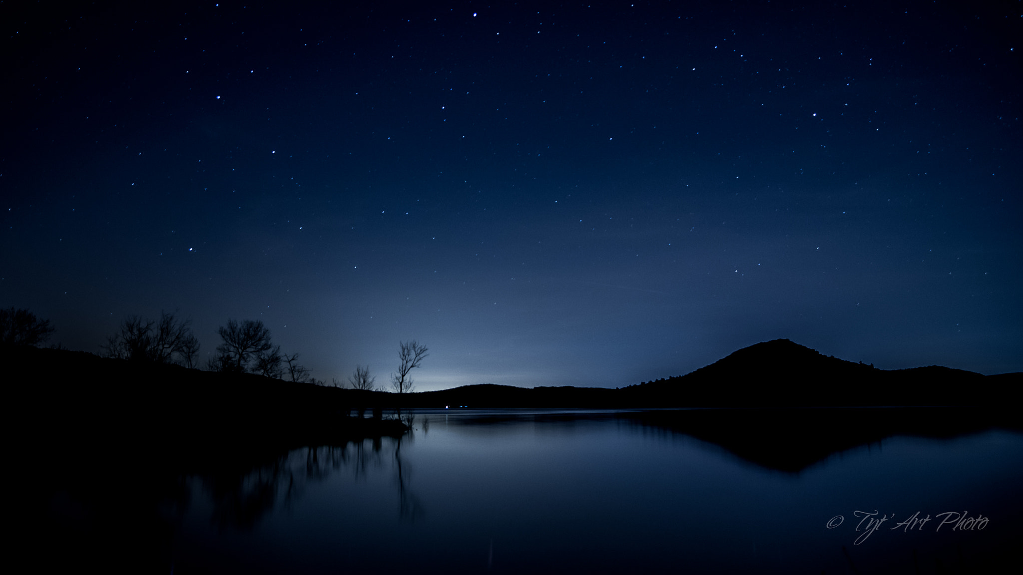 Pentax K-S1 sample photo. Blue night photography