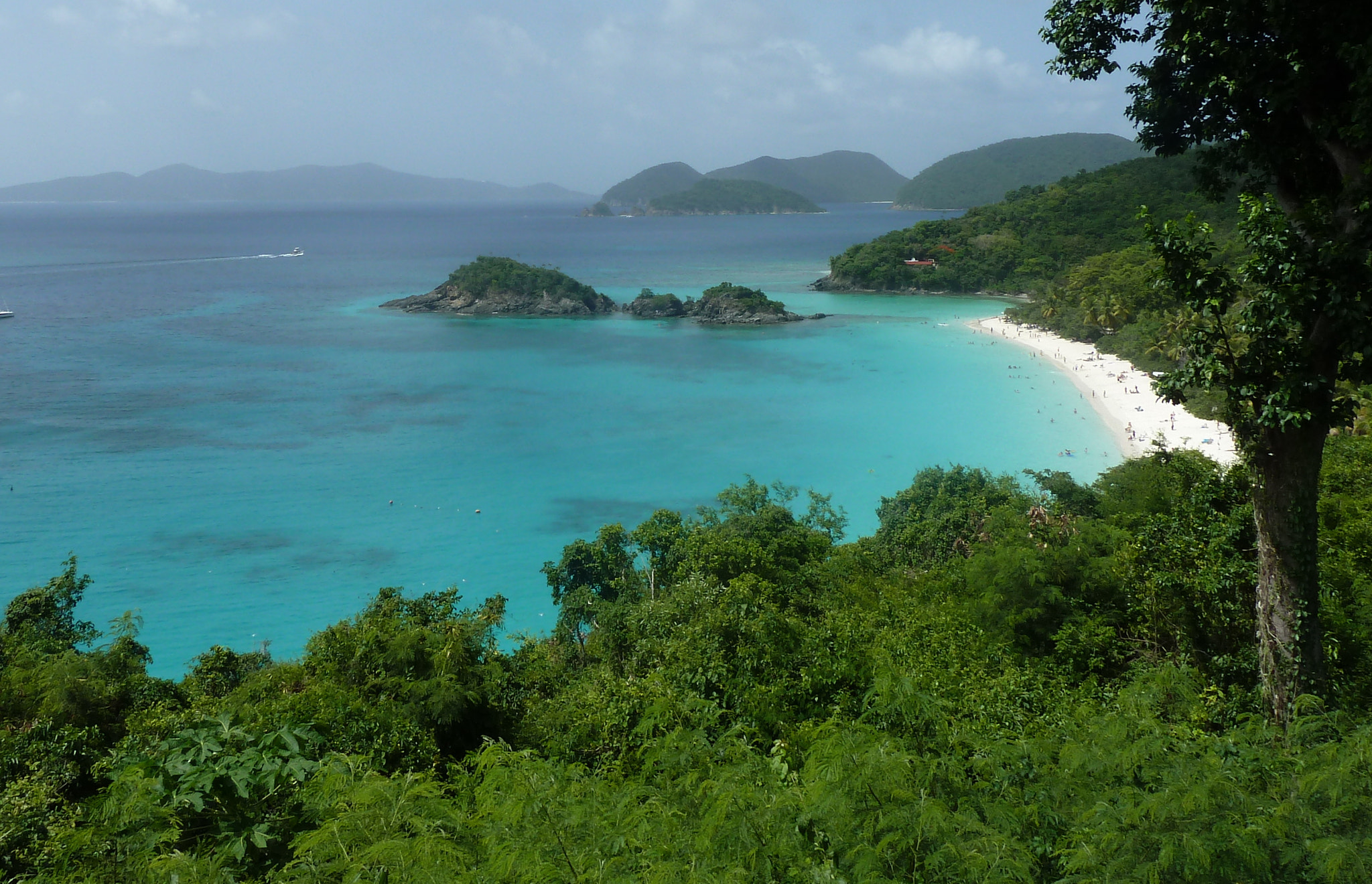 Panasonic Lumix DMC-ZS7 (Lumix DMC-TZ10) sample photo. St. john's island - trunk bay photography