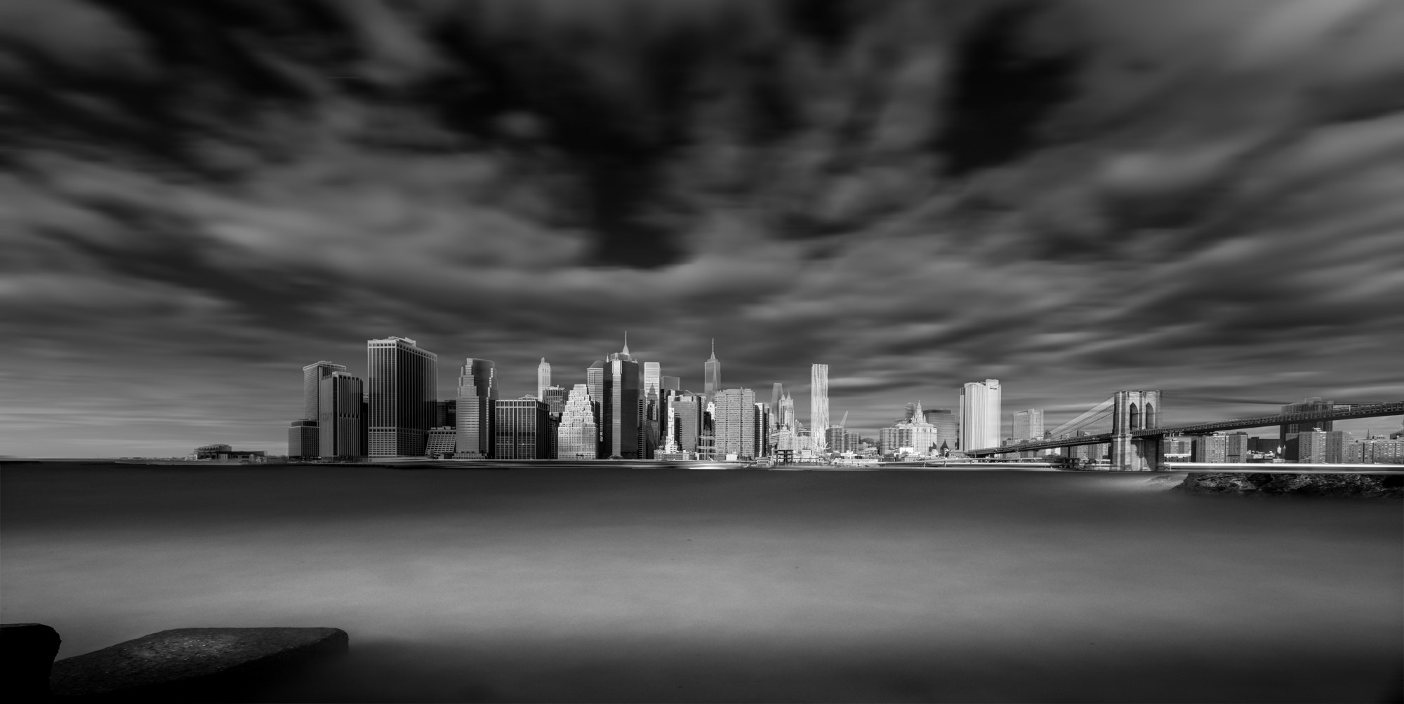 Canon EF 11-24mm F4L USM sample photo. Manhattan from brooklyn photography