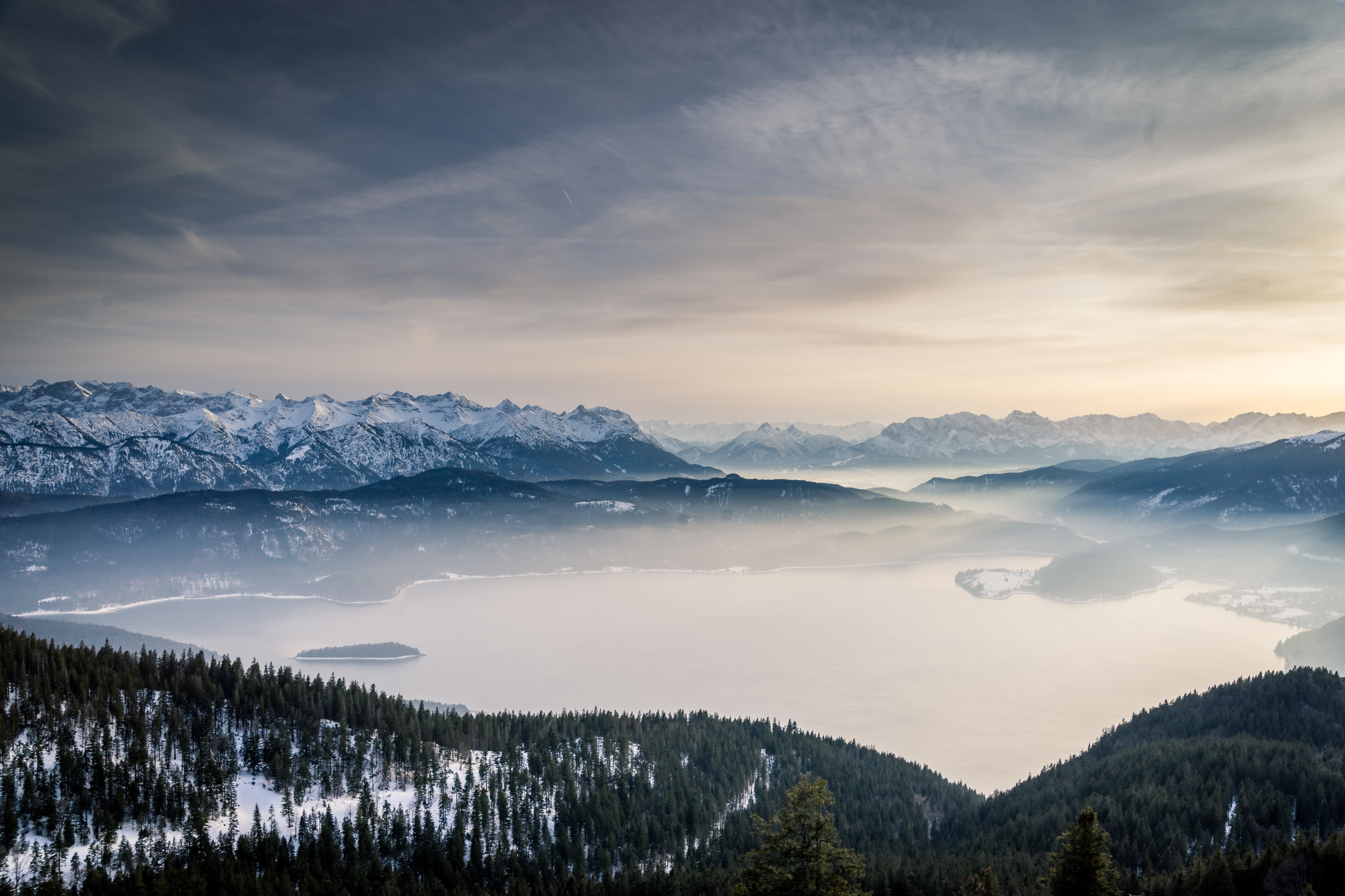 Sony a7 II sample photo. Late winter in the alps photography