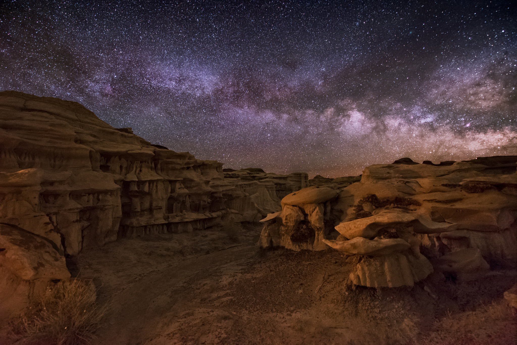 Nikon D810A sample photo. Bisti badlands photography