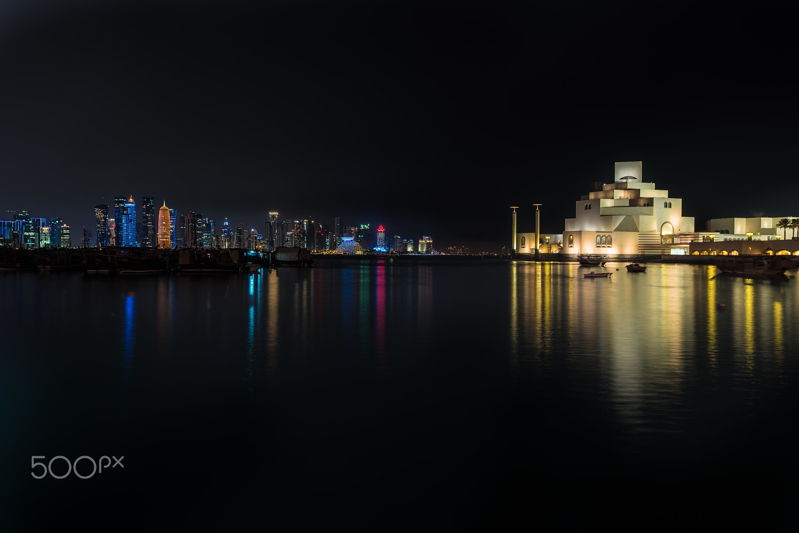 Sony a7R II + Canon EF 17-40mm F4L USM sample photo. The museum of islamic art, doha, qatar photography