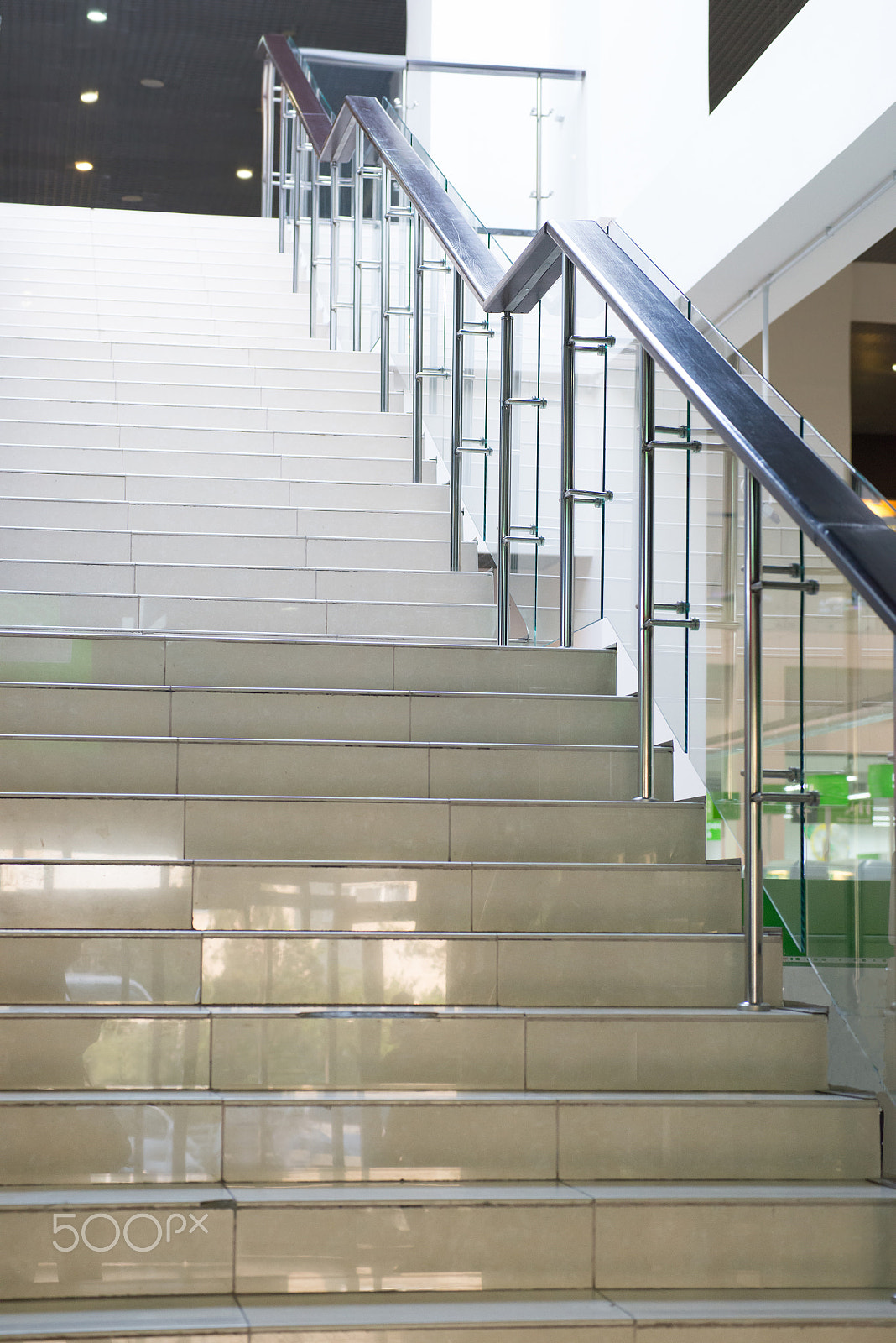 Sigma 70mm F2.8 EX DG Macro sample photo. Staircase in the mall photography