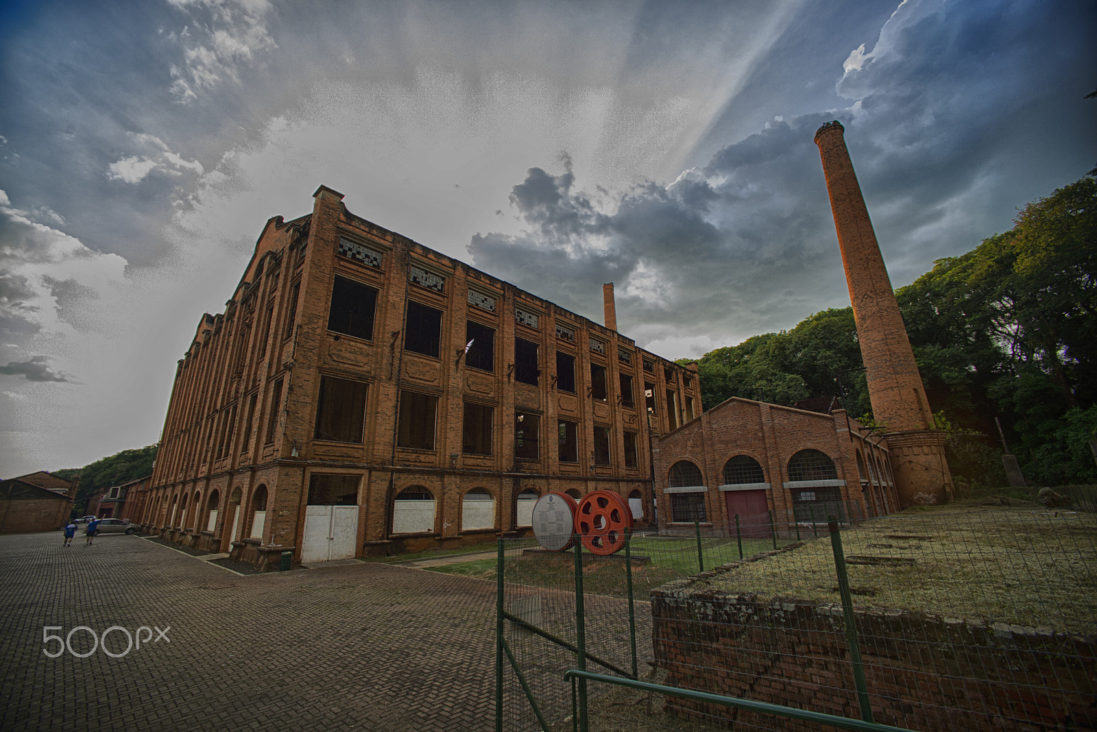 Nikon D610 sample photo. Old factory photography