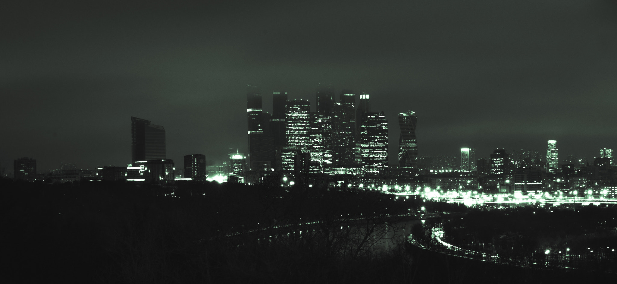 Sony a7S sample photo. City lights photography