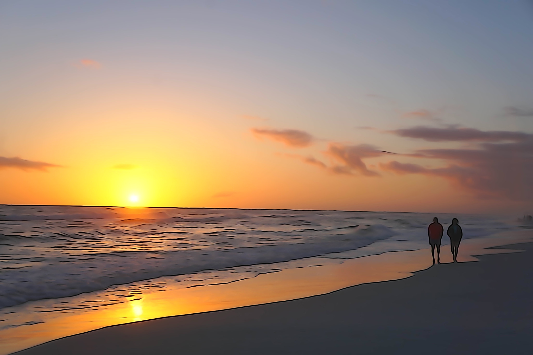 Sony a6000 + Sony E 18-55mm F3.5-5.6 OSS sample photo. Seagrove sunset photography