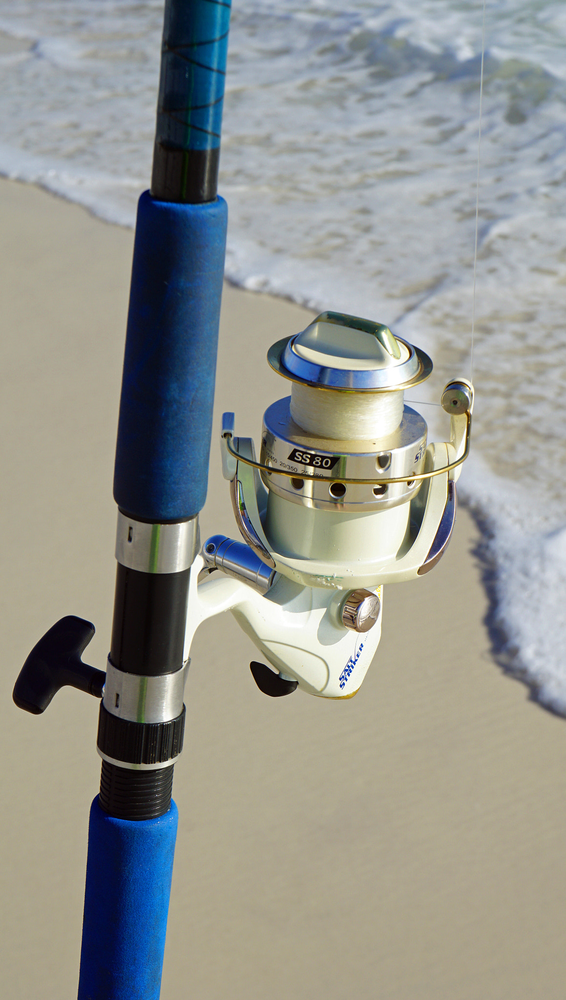 Sony a6000 + Sony E 18-55mm F3.5-5.6 OSS sample photo. Fishing with classic rod and reel photography