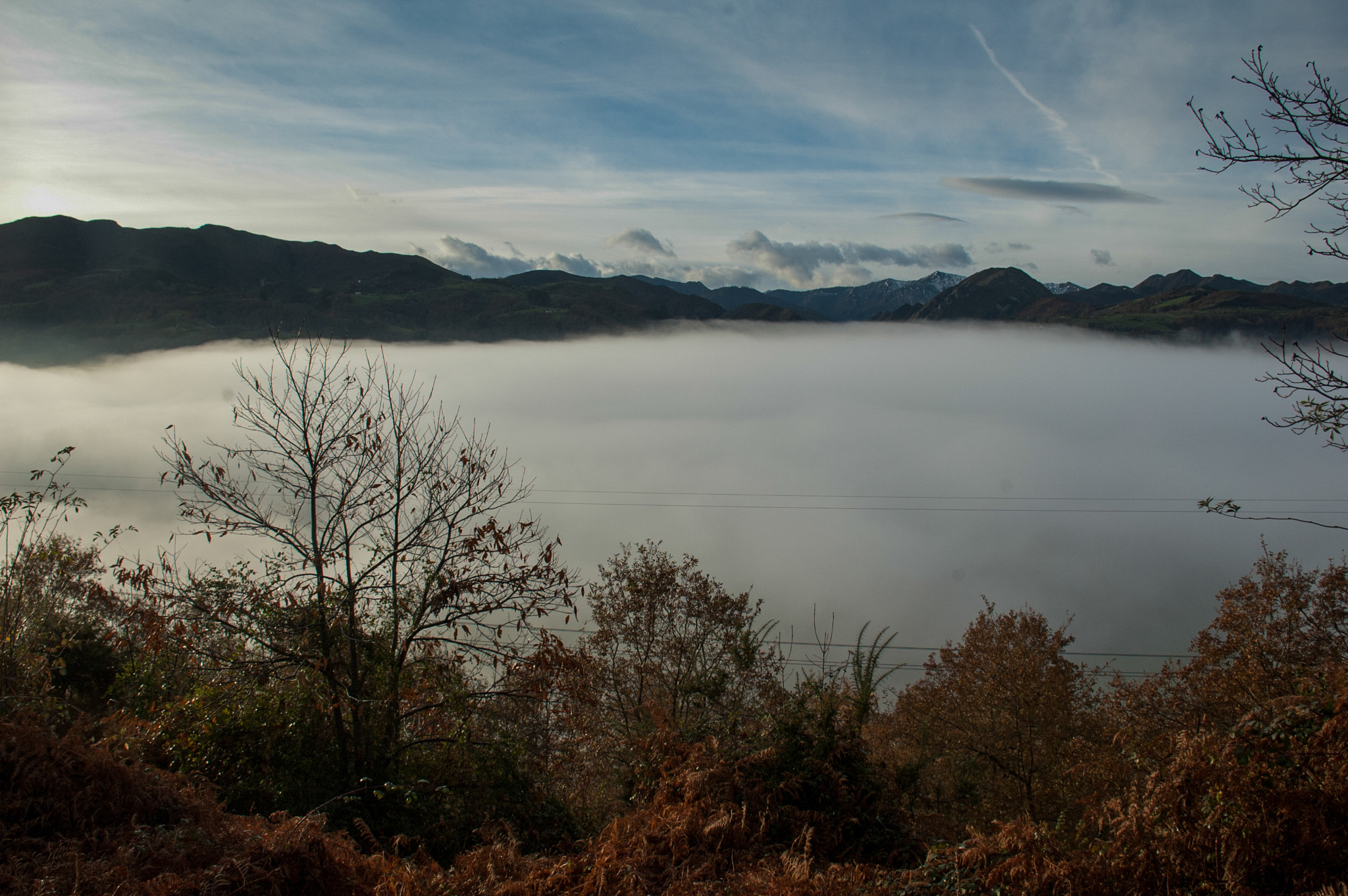 Nikon D70 sample photo. Mar de nubes photography