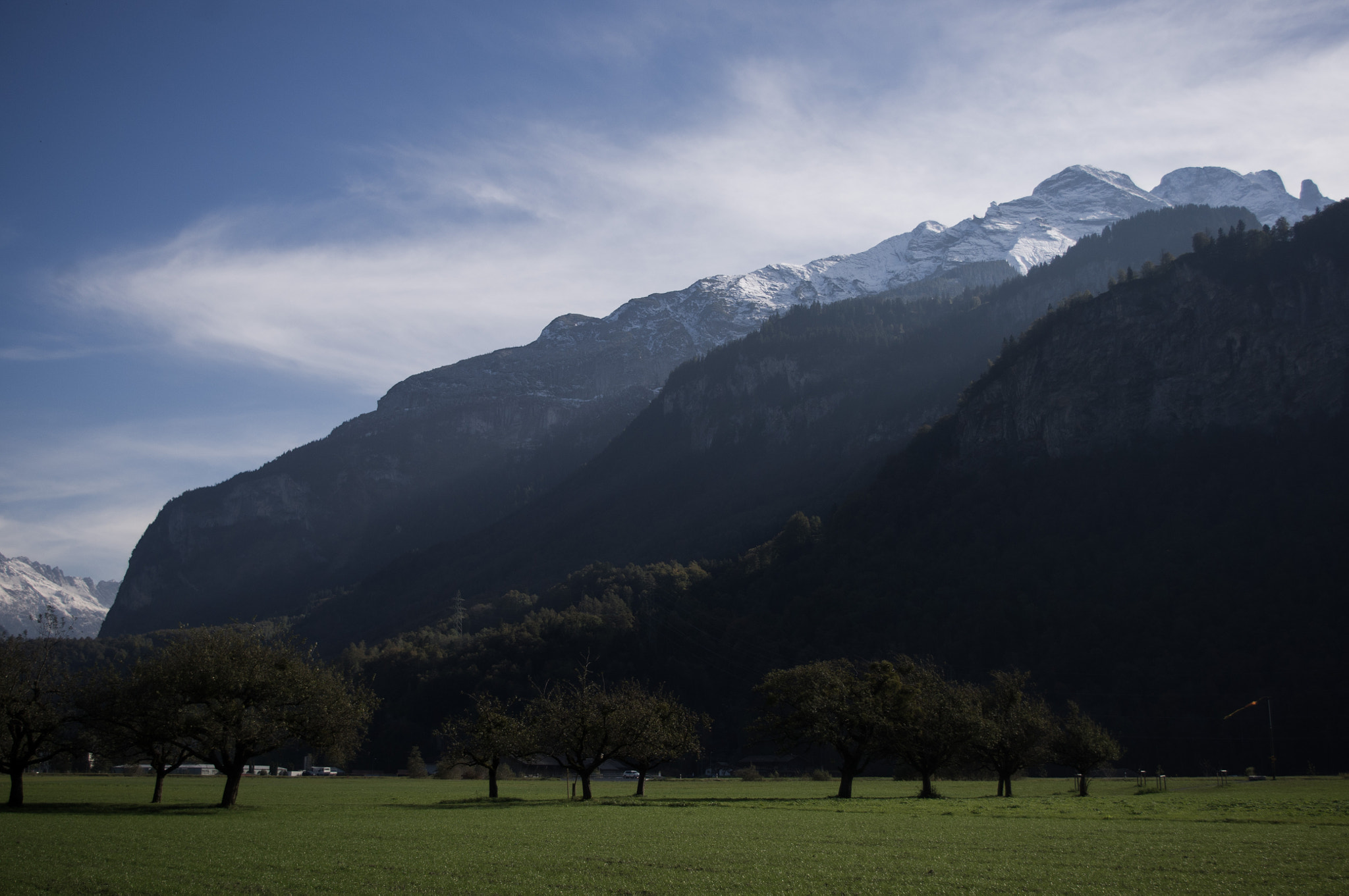 Pentax K-x sample photo. Suuny day in alps photography