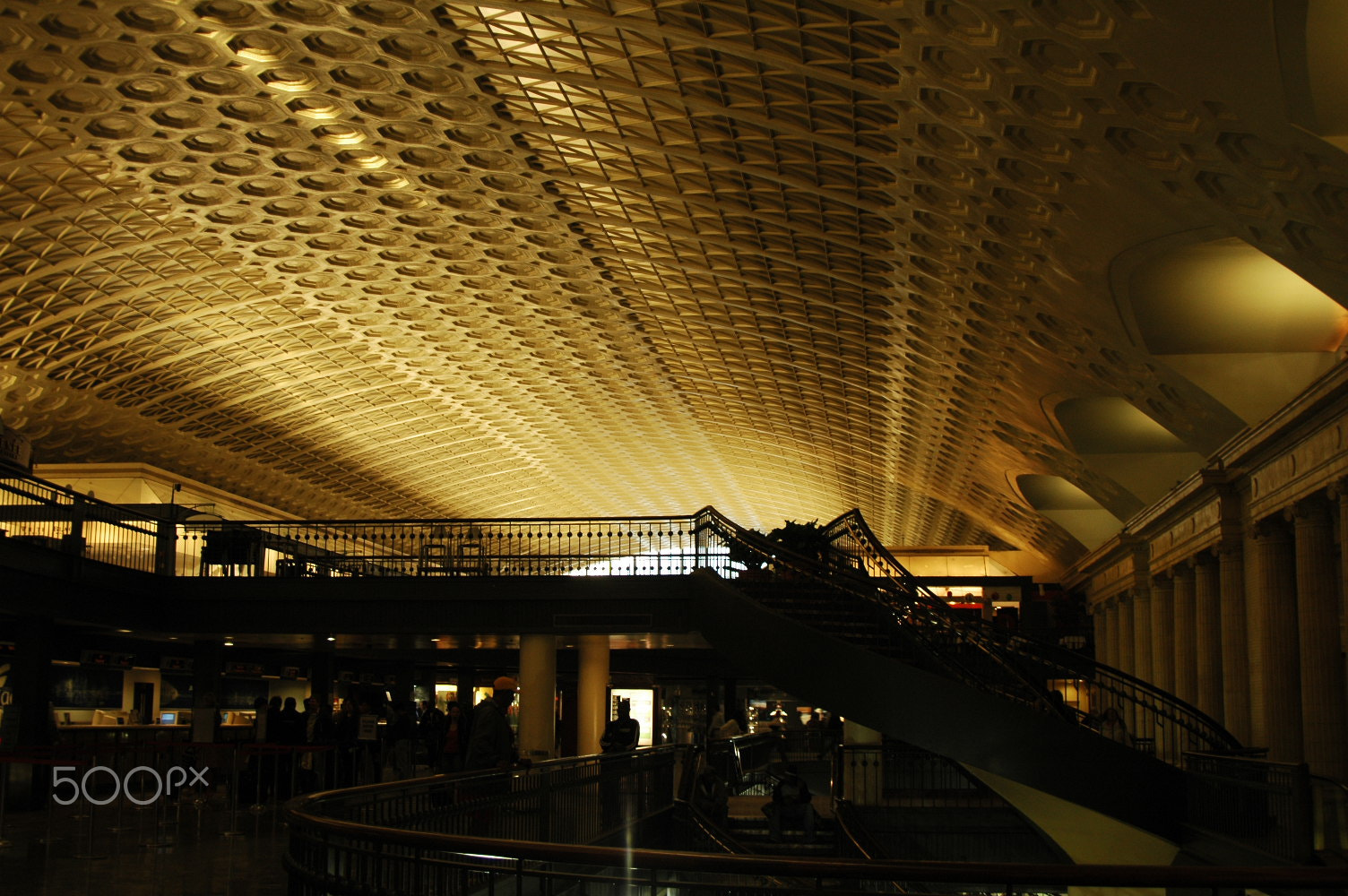Nikon D70 sample photo. Union train station photography