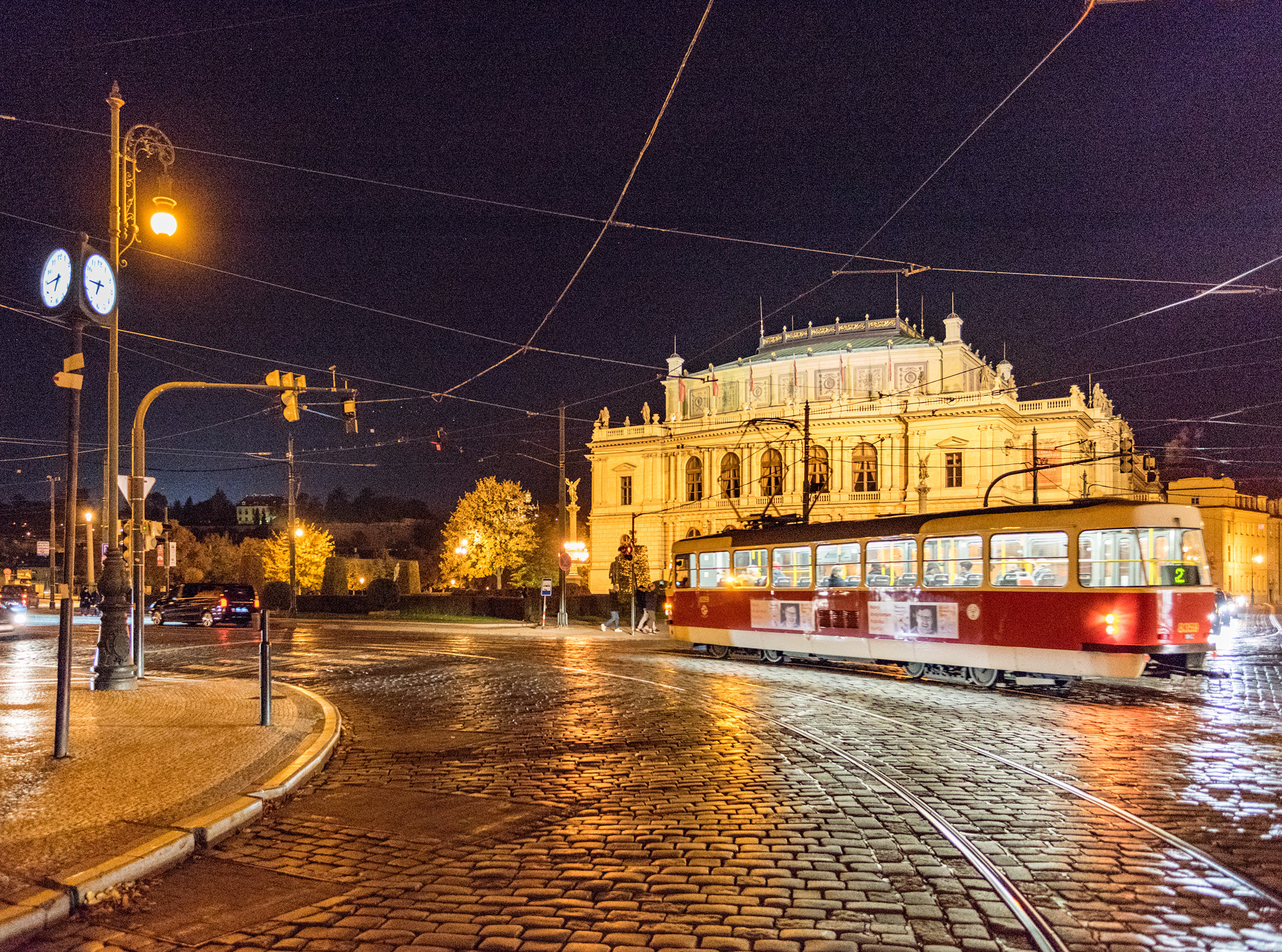 Sony a7R sample photo. Trams of prague photography