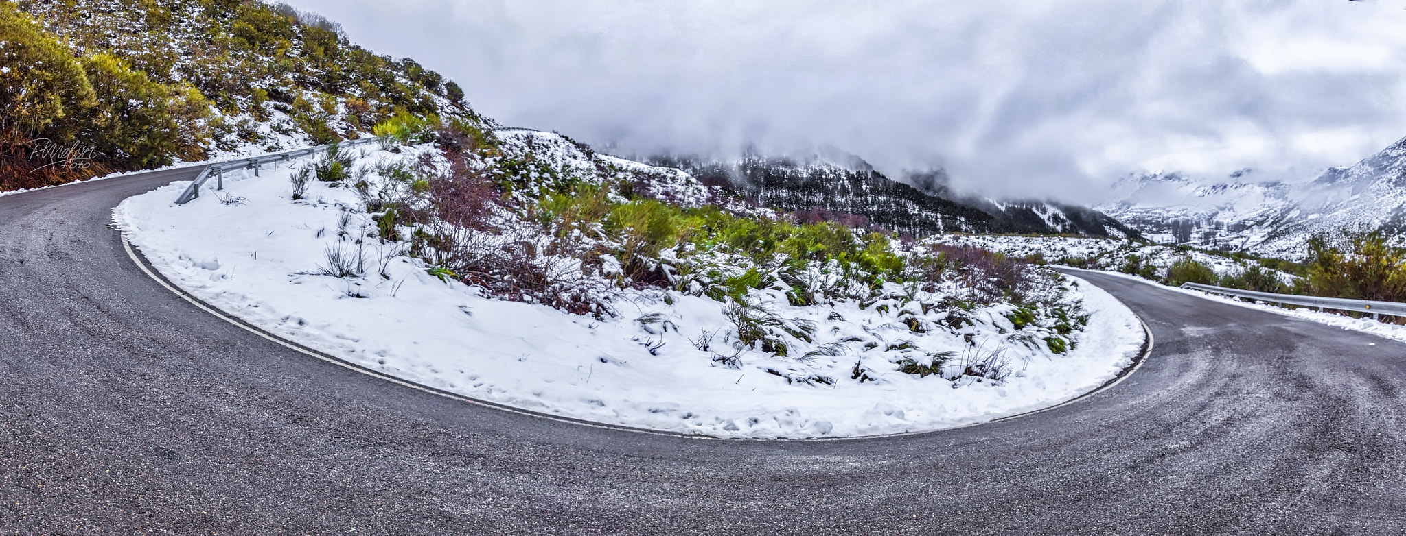 Sony SLT-A68 sample photo. Subida a villaverde de la cuerna 3 img pano photography