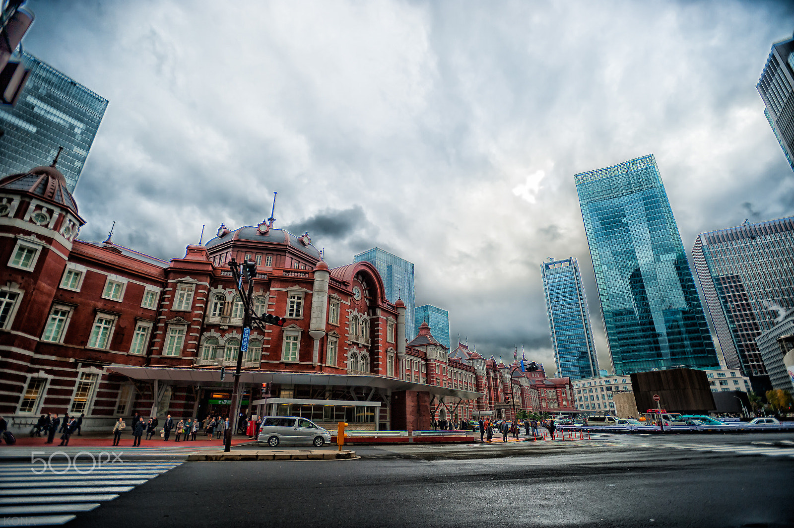 Nikon D3 sample photo. Tokyo station photography