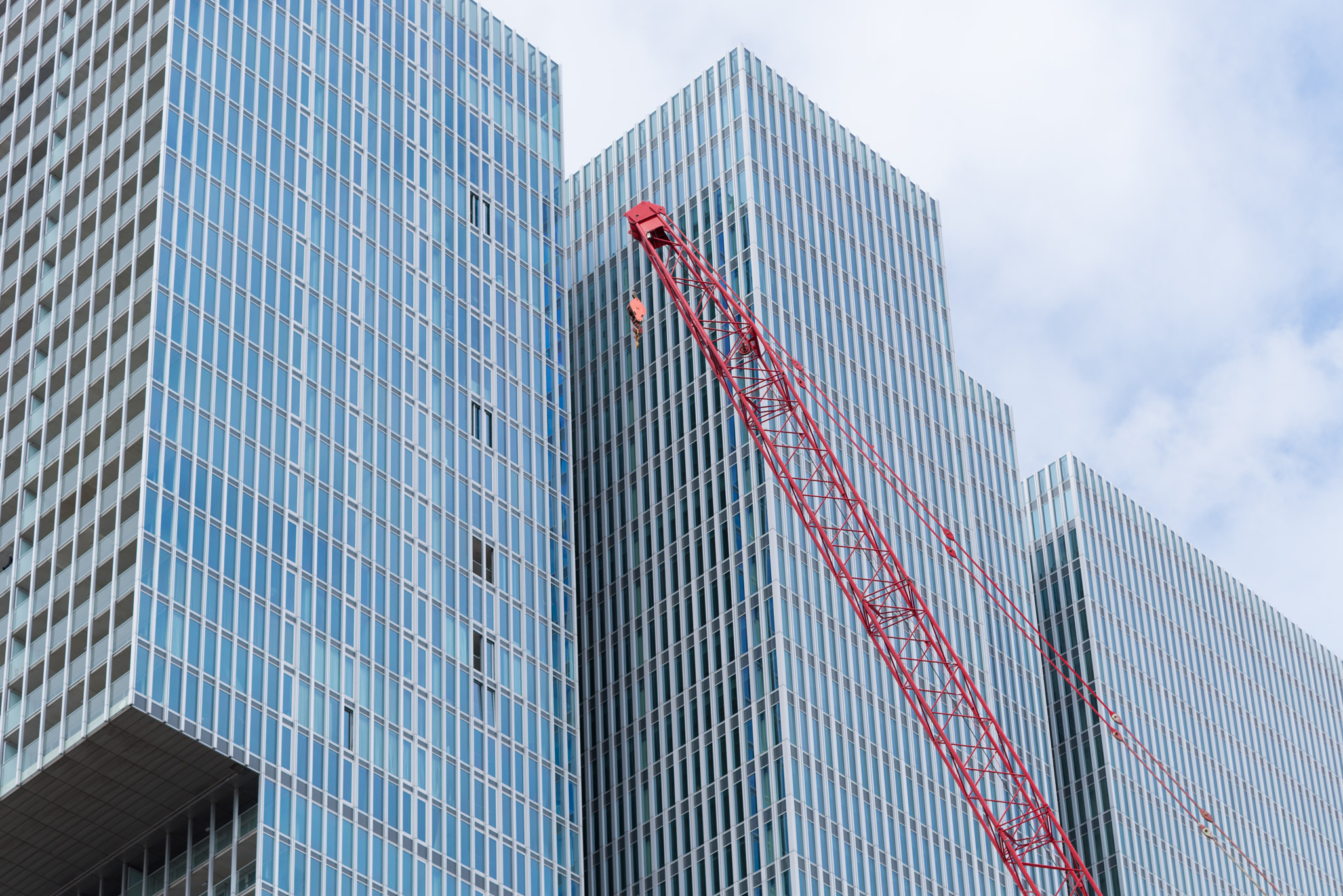 Pentax K-1 sample photo. Skyscraper under construction photography