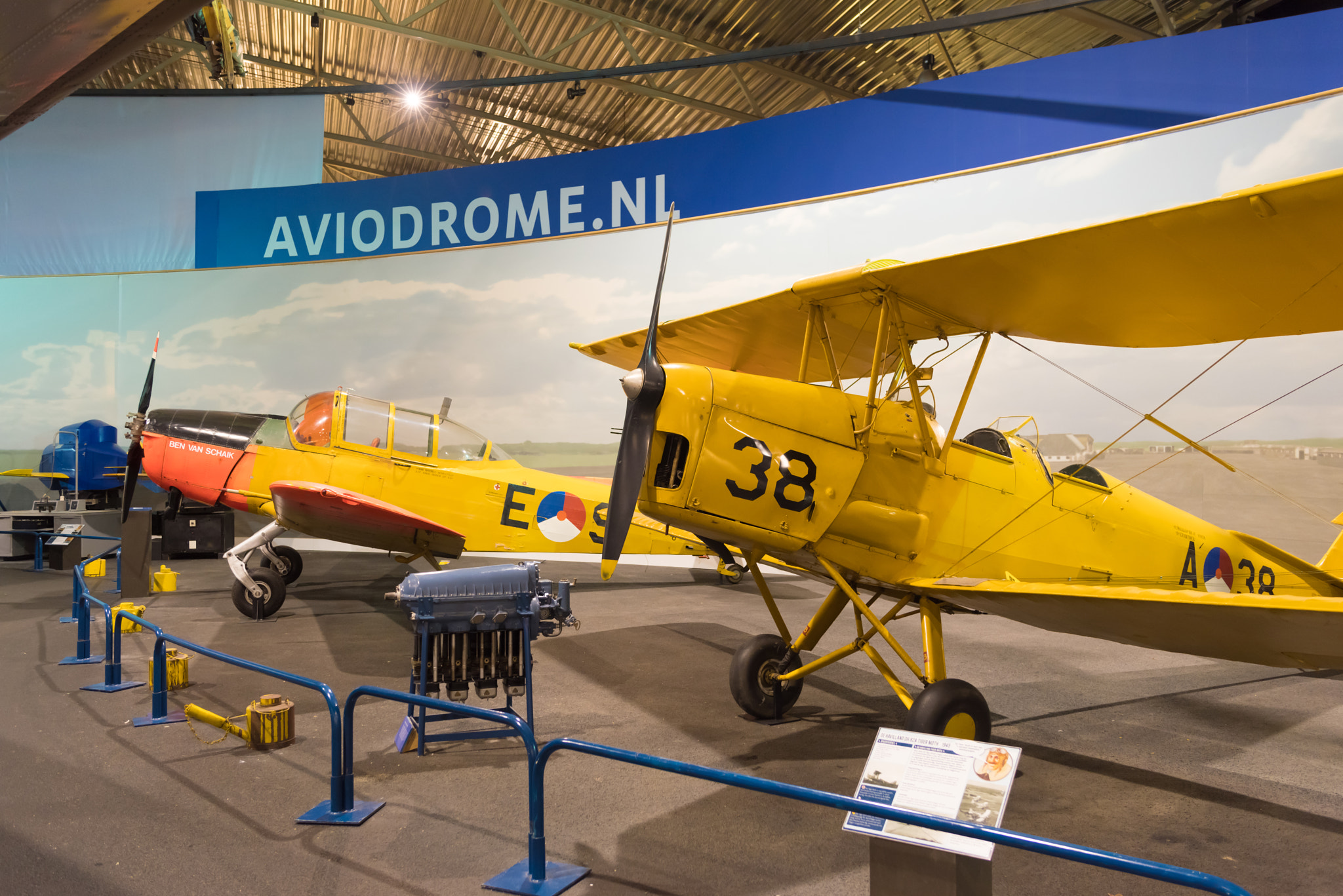 Pentax K-1 sample photo. Aviodrome aerospace museum photography