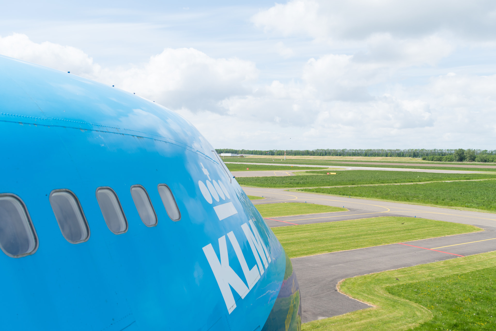 Pentax K-1 + Sigma sample photo. Klm 747 jumbo jet photography