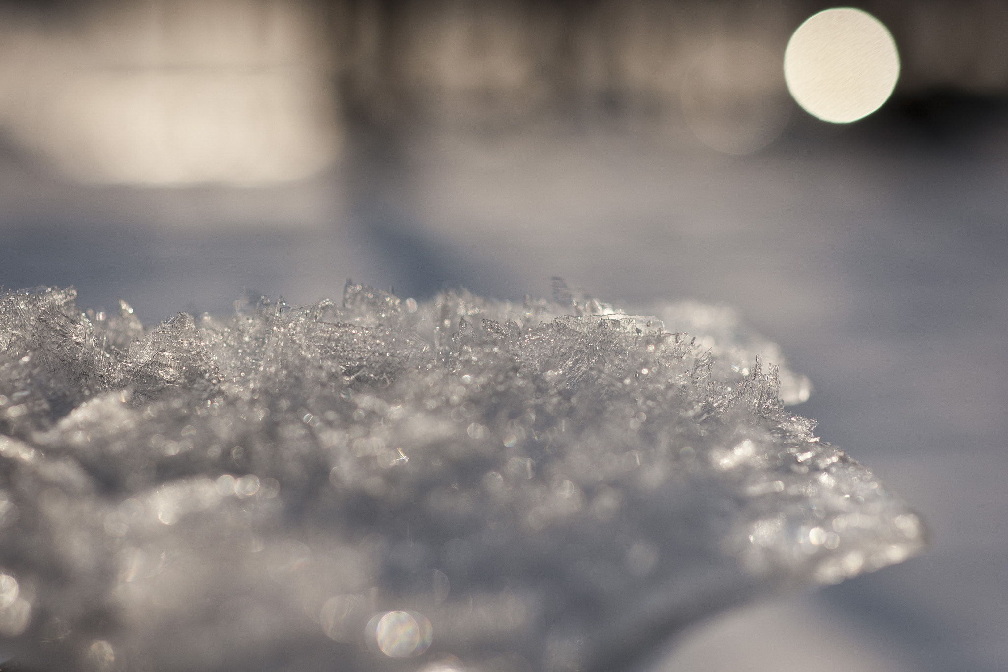 Nikon D700 + Sigma 85mm F1.4 EX DG HSM sample photo. Ice in the sun photography