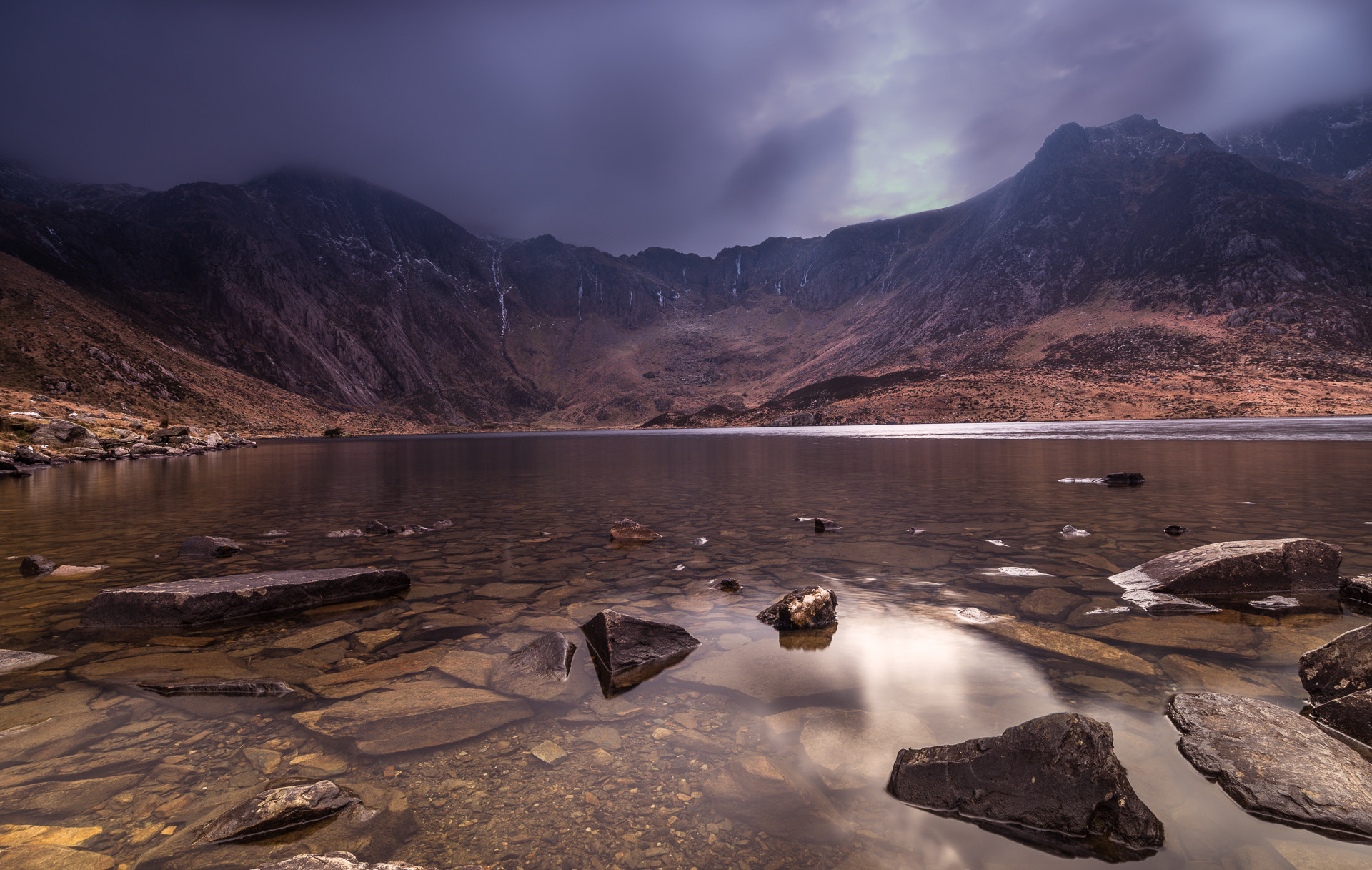 Nikon D800E sample photo. Llyn idwal photography