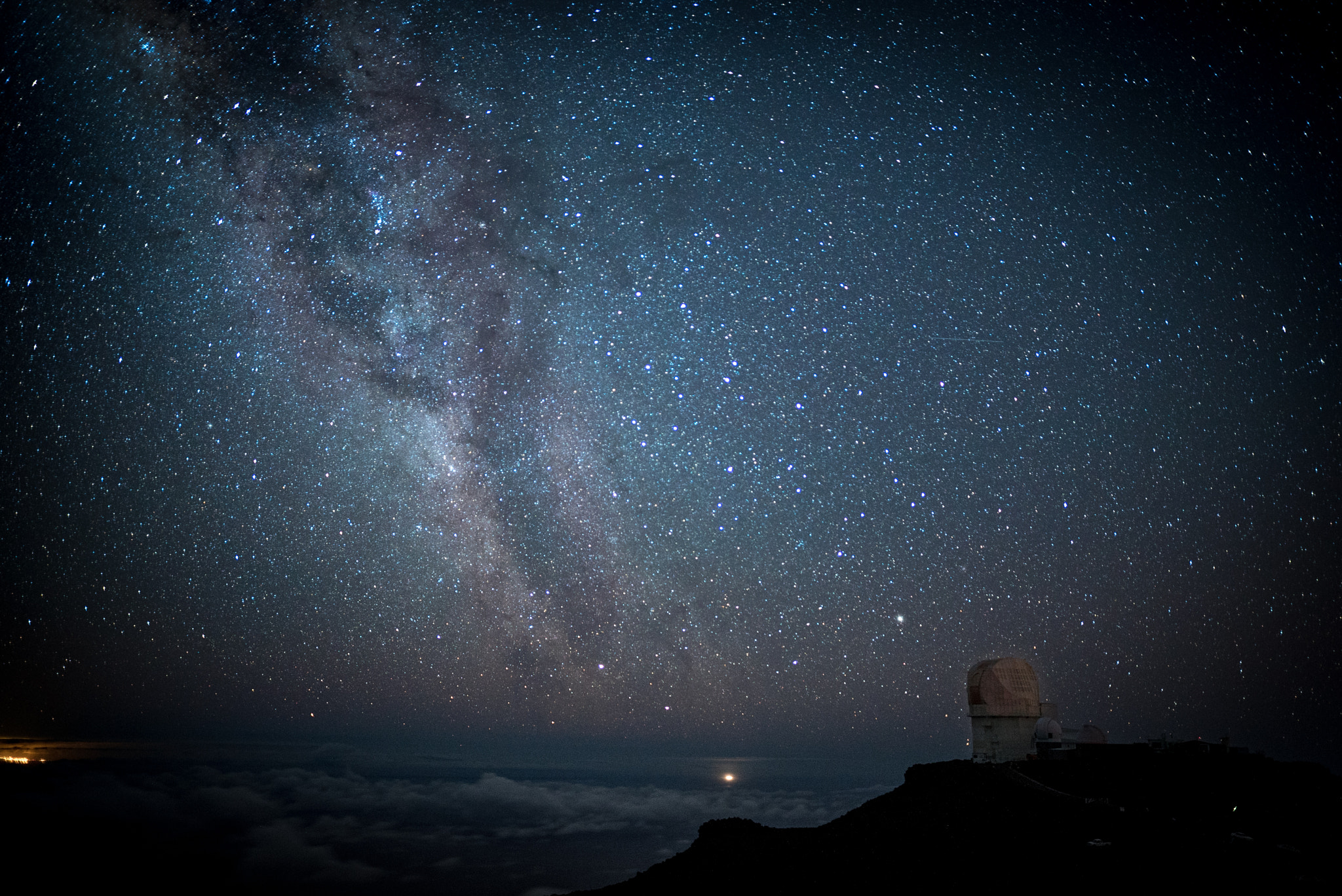 Sony 70-400mm F4-5.6 G SSM sample photo. Haleakala starscape photography