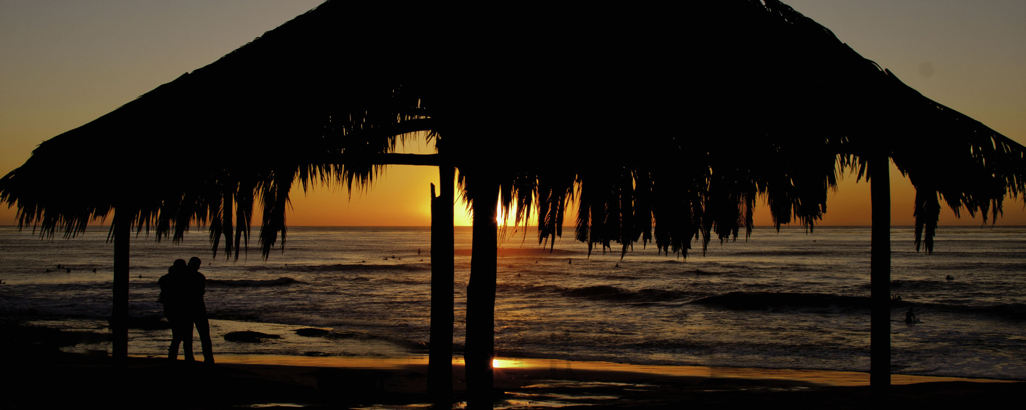 Canon EOS 40D sample photo. Sunset hut photography