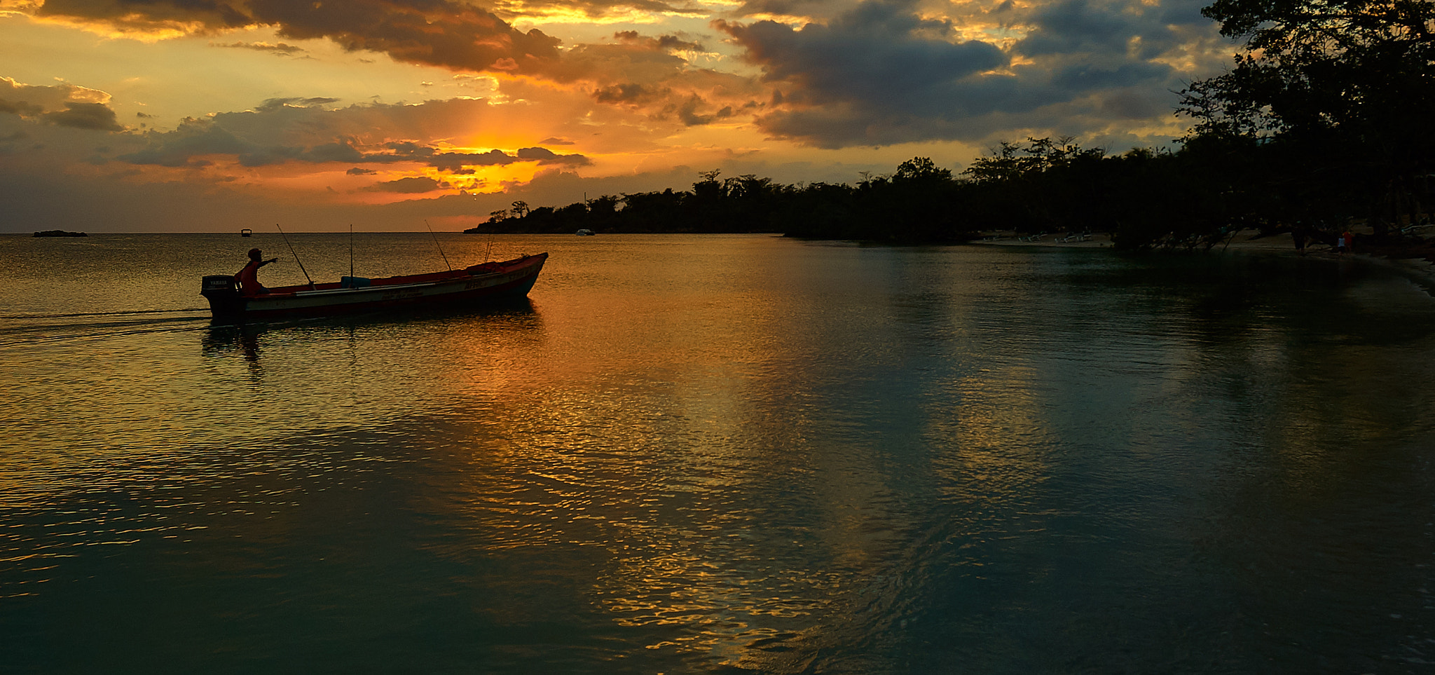 Nikon D70 sample photo. Fishing at sunset photography
