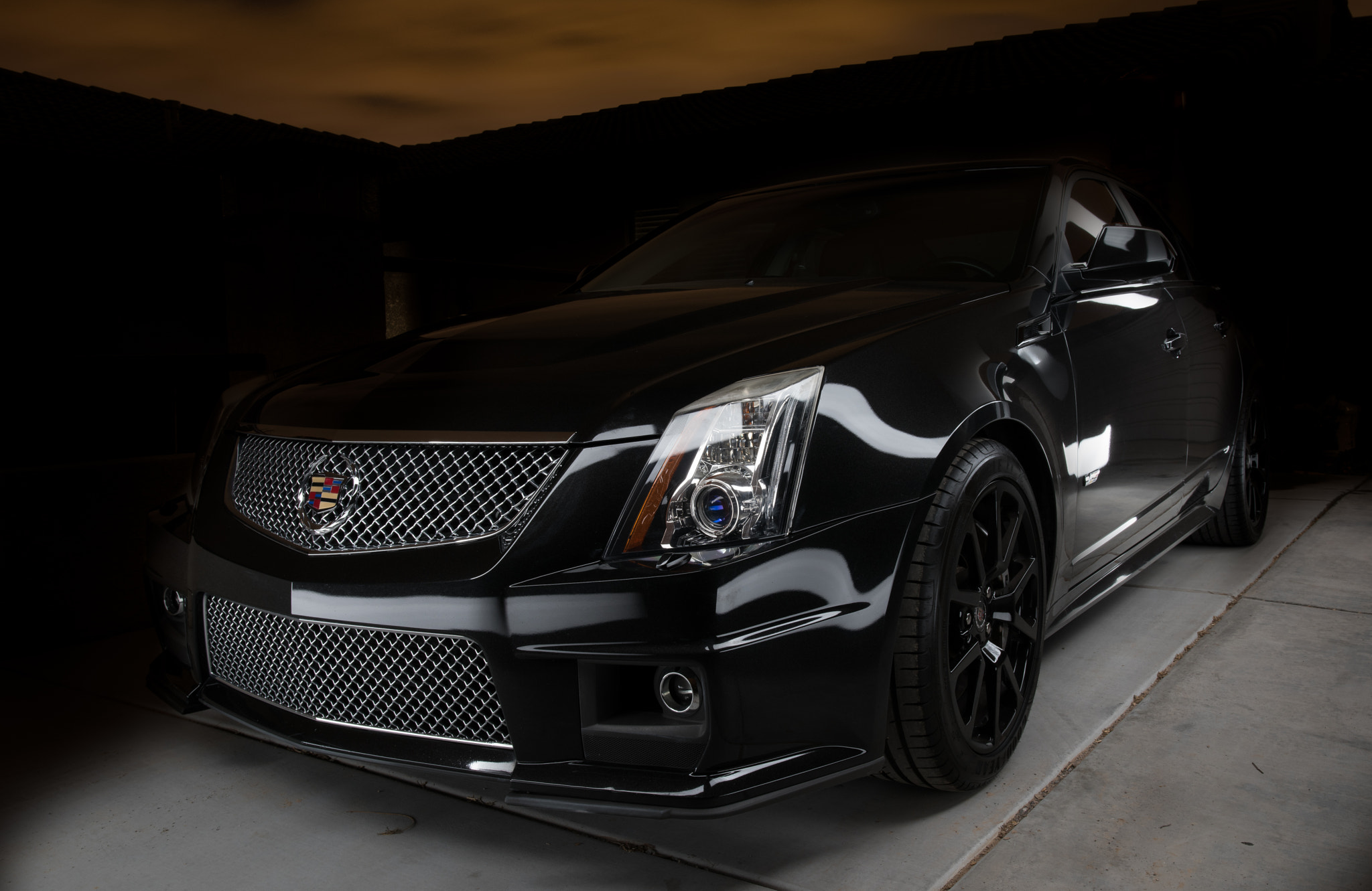 Nikon AF-S Nikkor 200-400mm F4G ED-IF VR sample photo. Cadillac ctsv taken with nikon d810, sigma 24-35, f16, 30s. photography