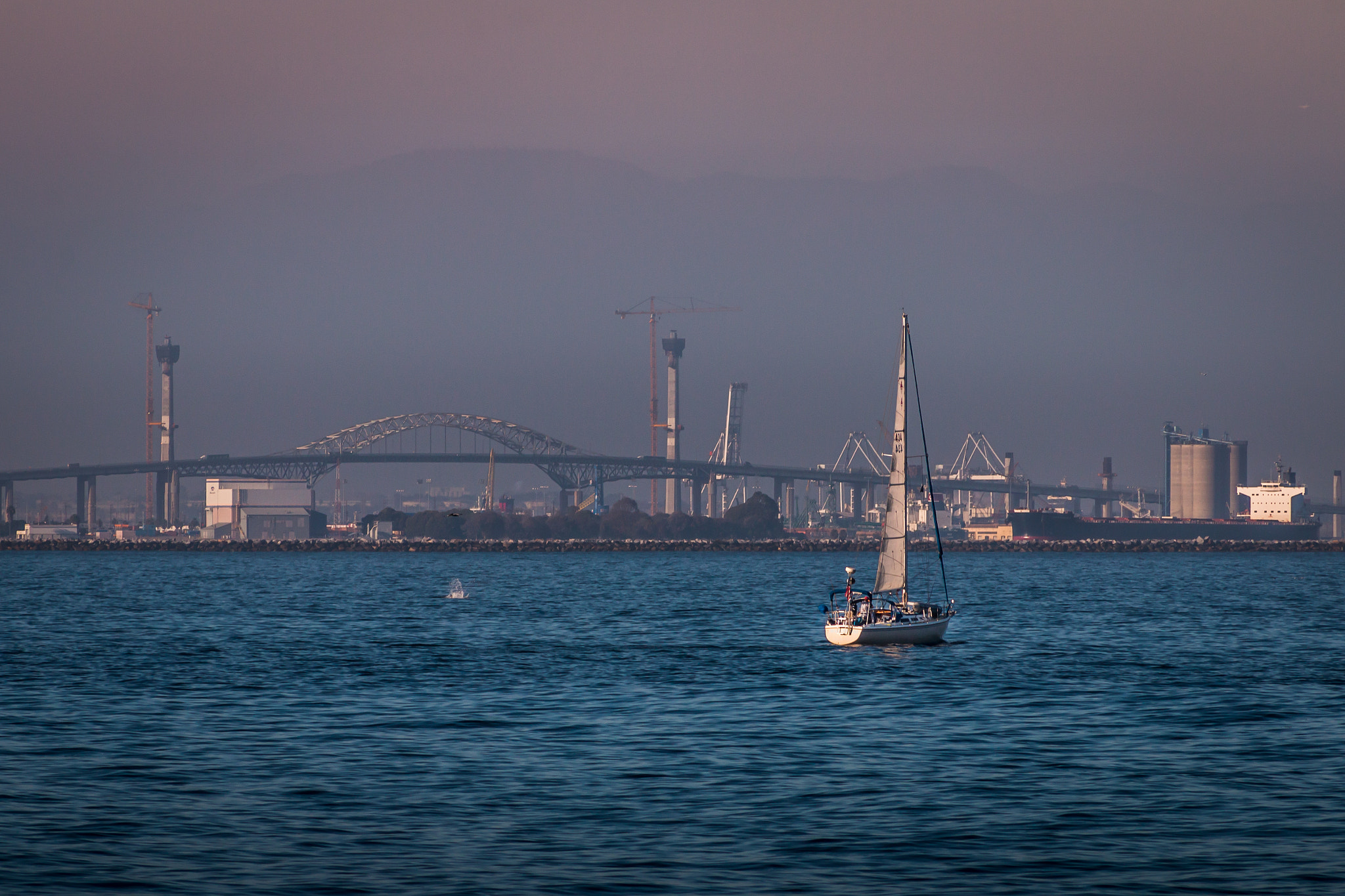 Canon EOS 70D sample photo. Sailboat in the harbor photography